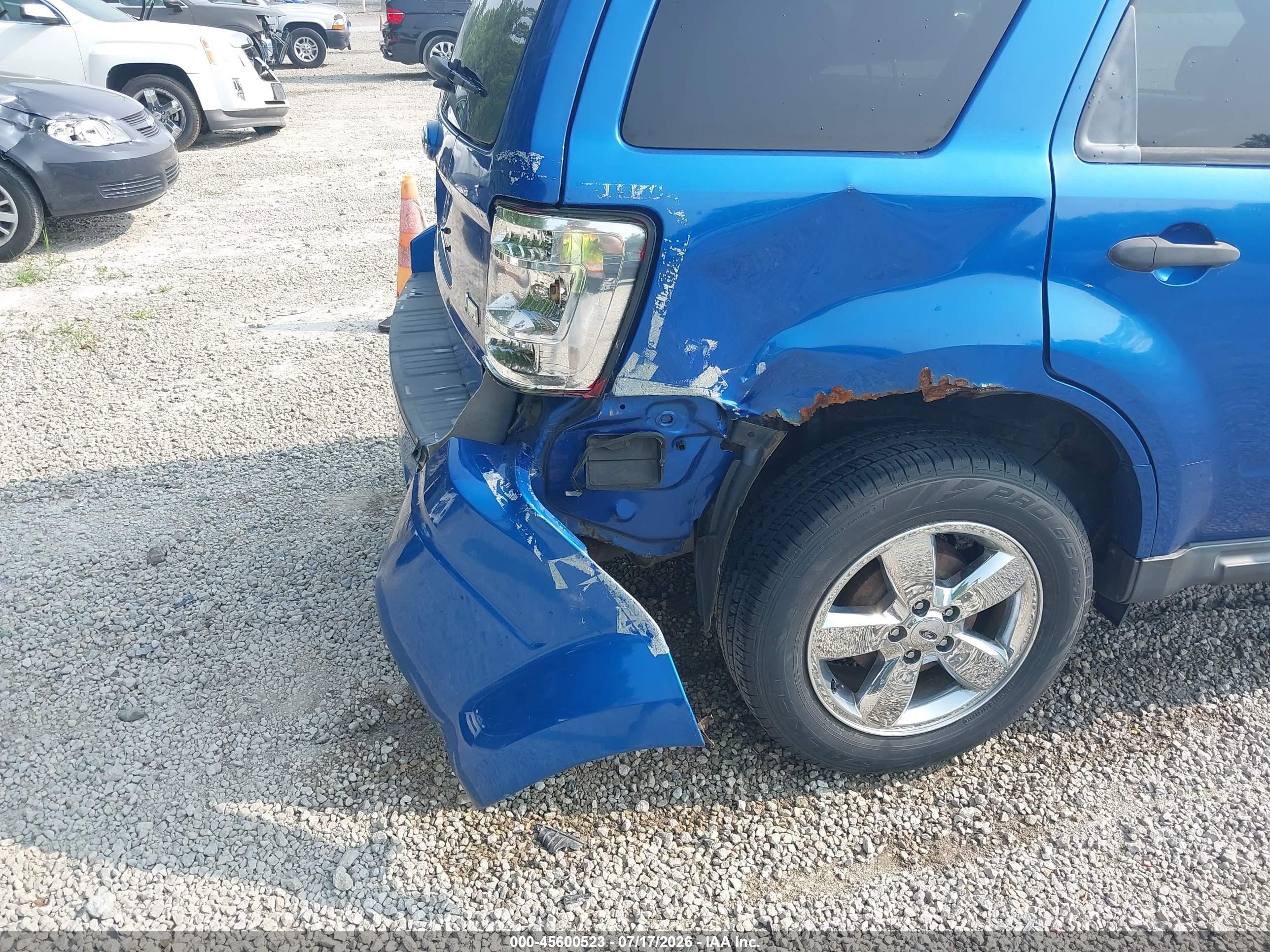2012 Ford Escape Xlt Blue vin: 1FMCU9DG1CKC52549
