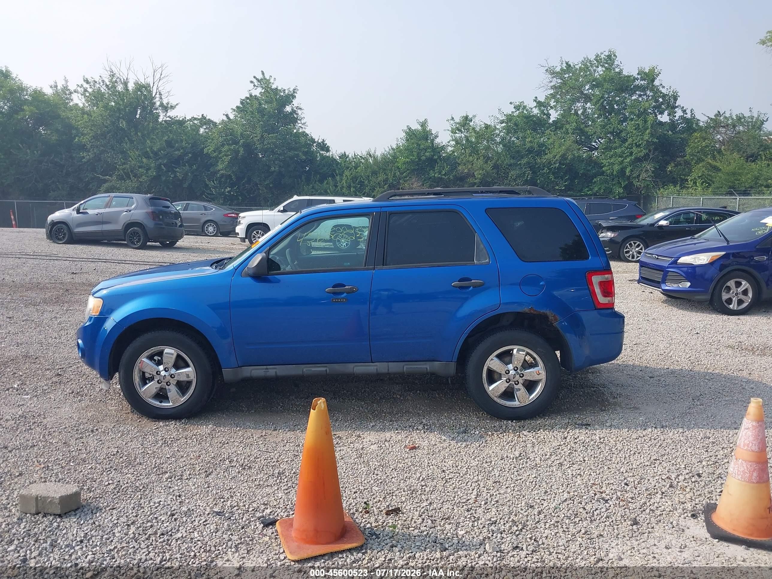 2012 Ford Escape Xlt Blue vin: 1FMCU9DG1CKC52549