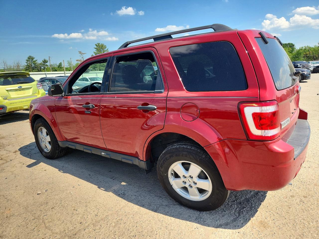2012 Ford Escape Xlt Red vin: 1FMCU9DG1CKC59257