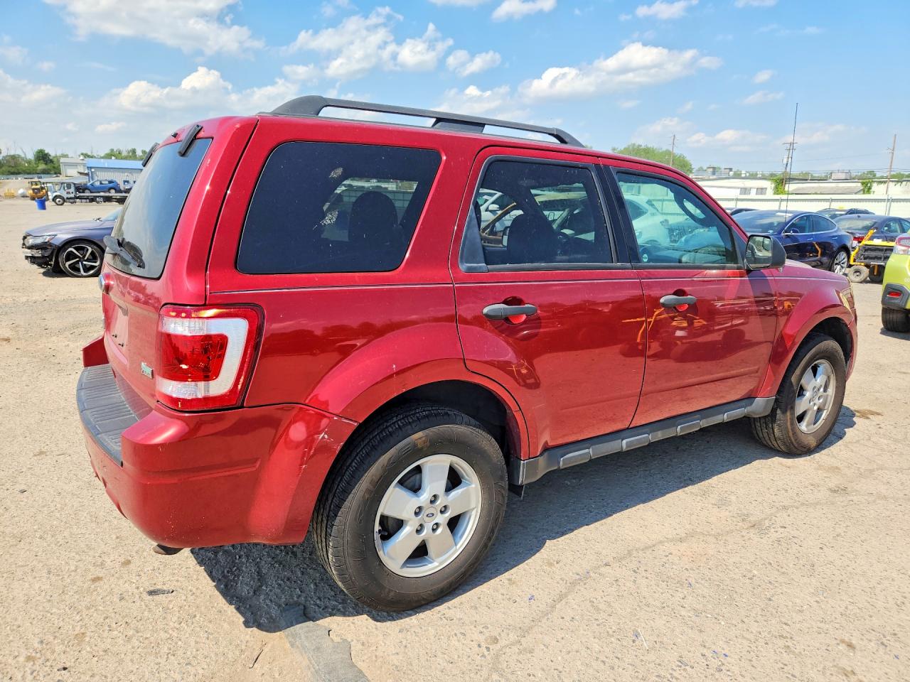 2012 Ford Escape Xlt Red vin: 1FMCU9DG1CKC59257
