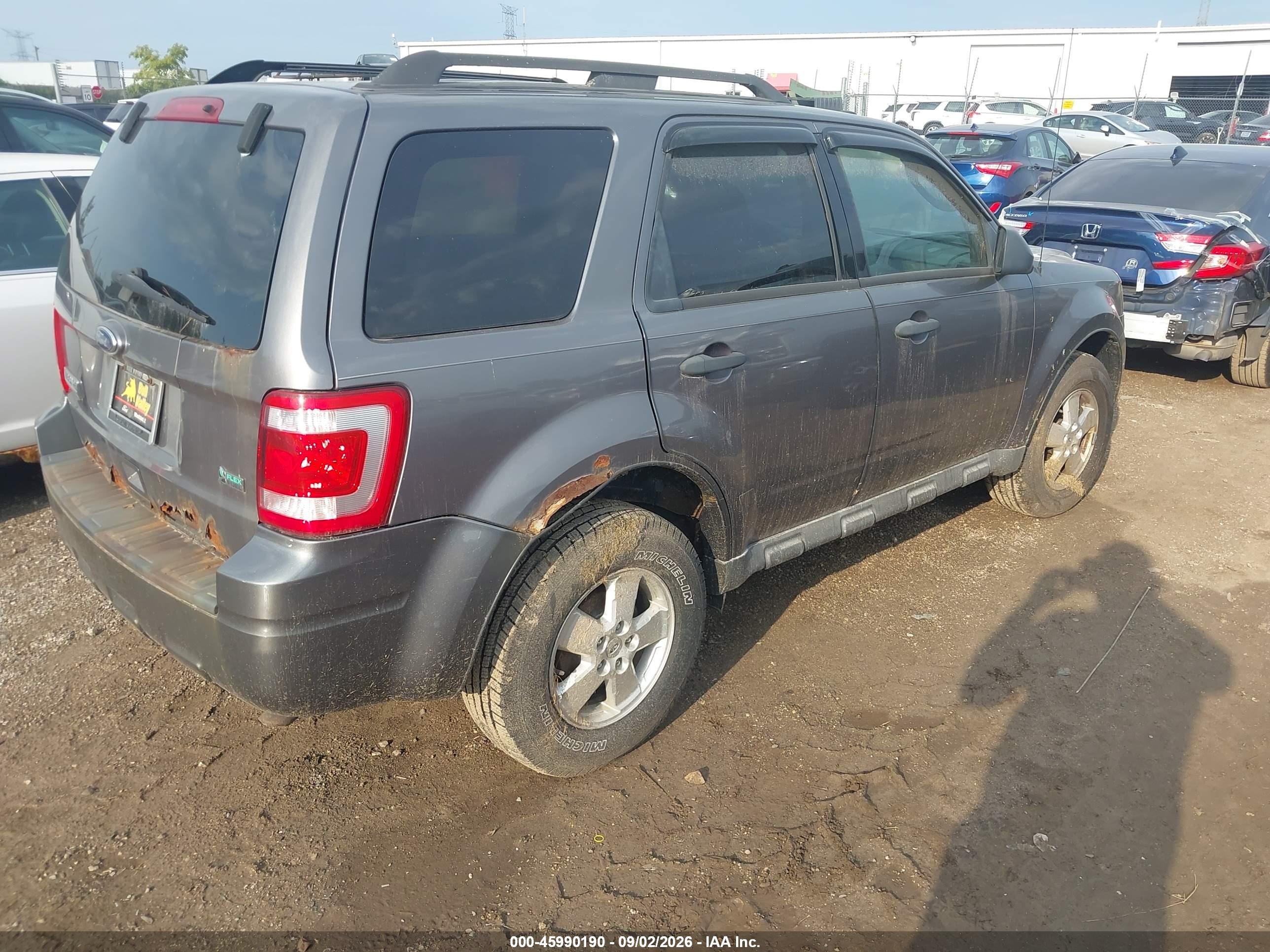2010 Ford Escape Xlt Gray vin: 1FMCU9DG2AKD43276