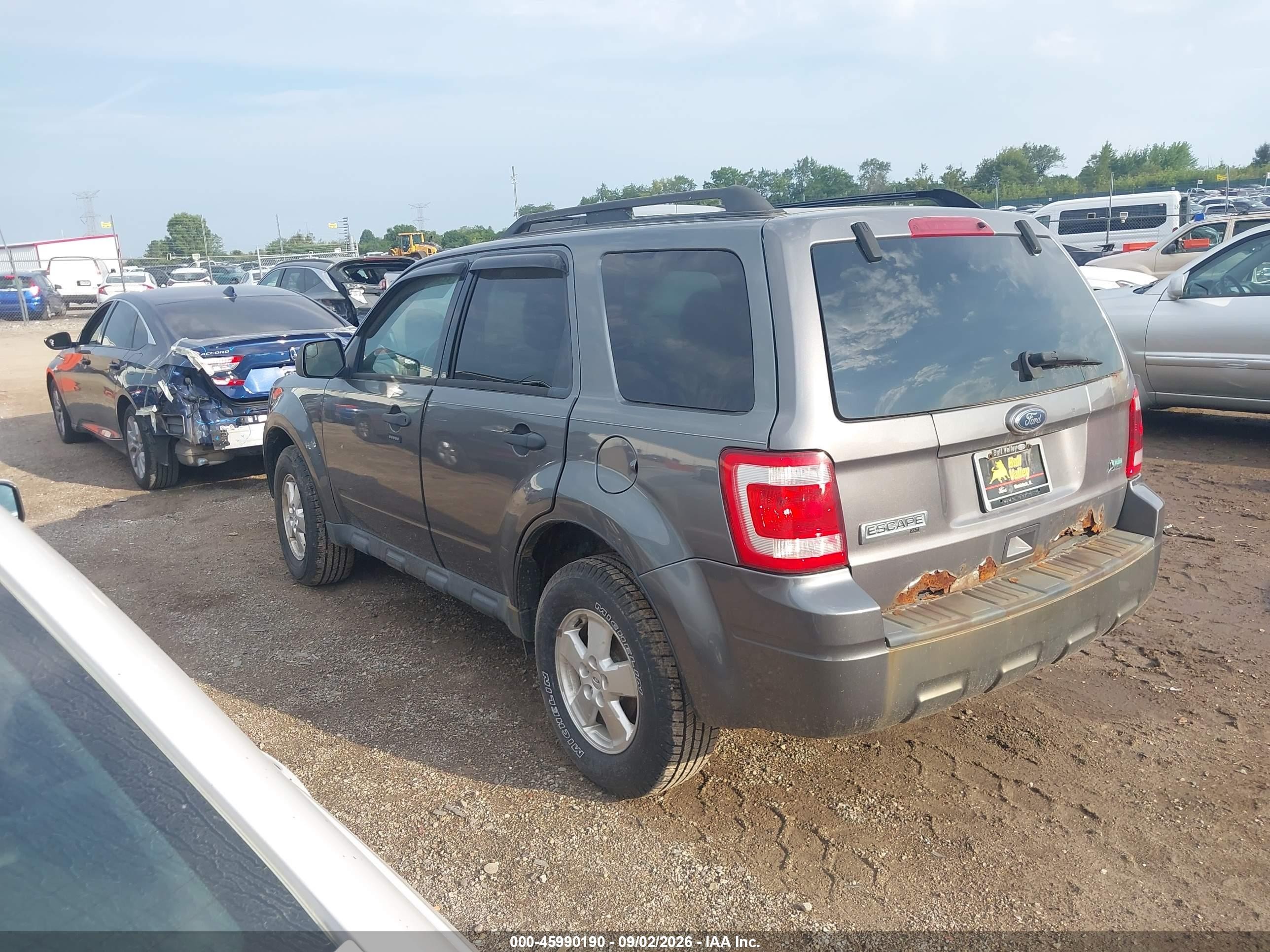 2010 Ford Escape Xlt Gray vin: 1FMCU9DG2AKD43276