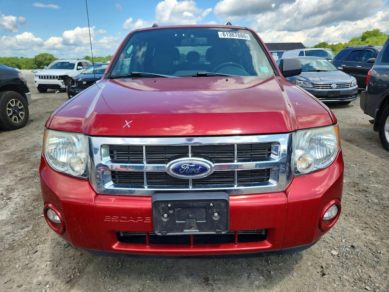 2012 Ford Escape Xlt Red vin: 1FMCU9DG2CKA69807