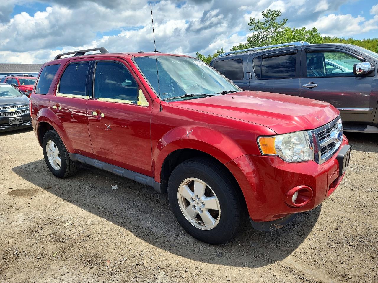 2012 Ford Escape Xlt Red vin: 1FMCU9DG2CKA69807