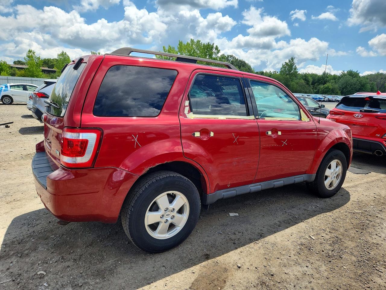 2012 Ford Escape Xlt Red vin: 1FMCU9DG2CKA69807
