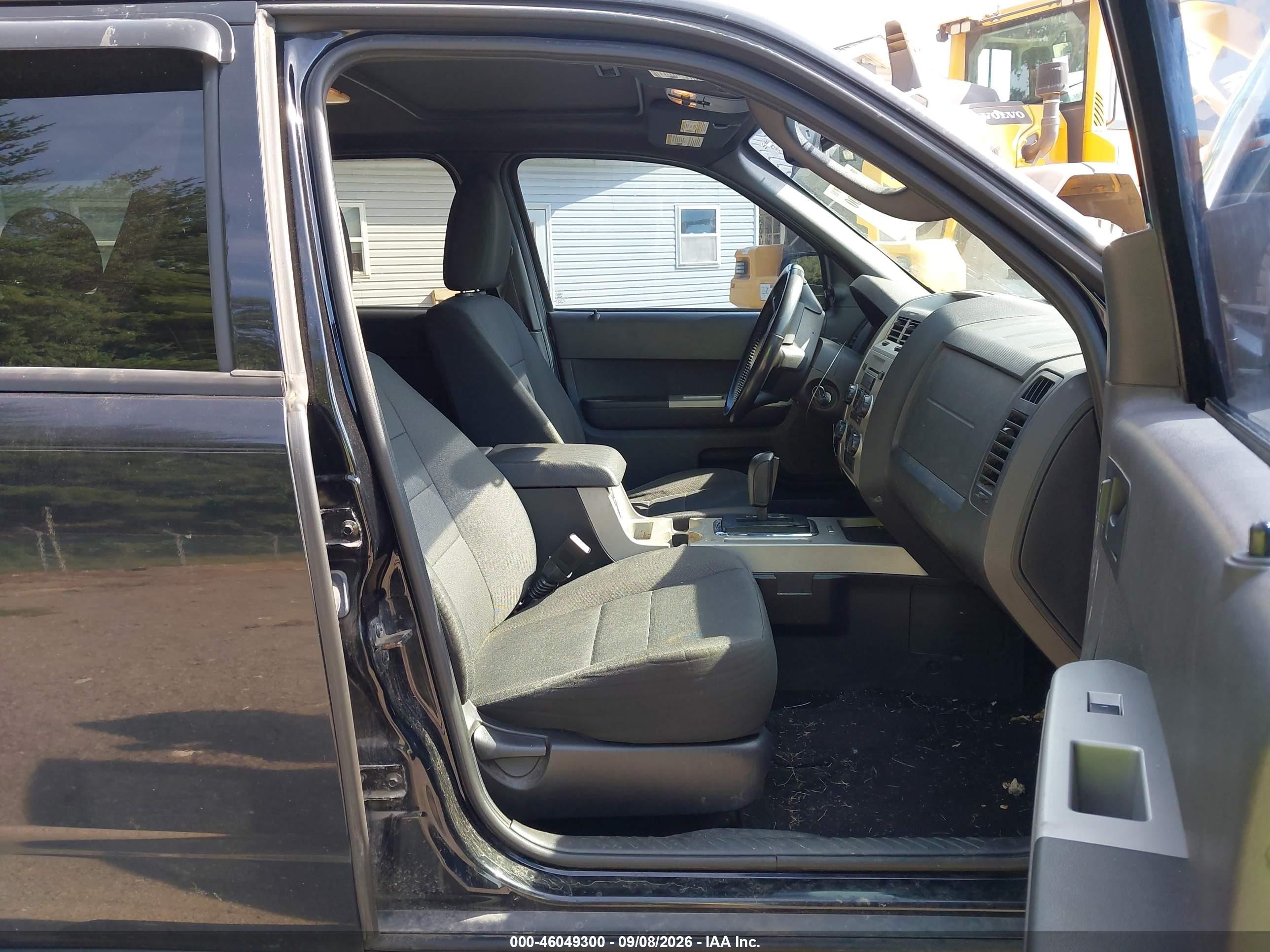 2012 Ford Escape Xlt Black vin: 1FMCU9DG2CKB10579