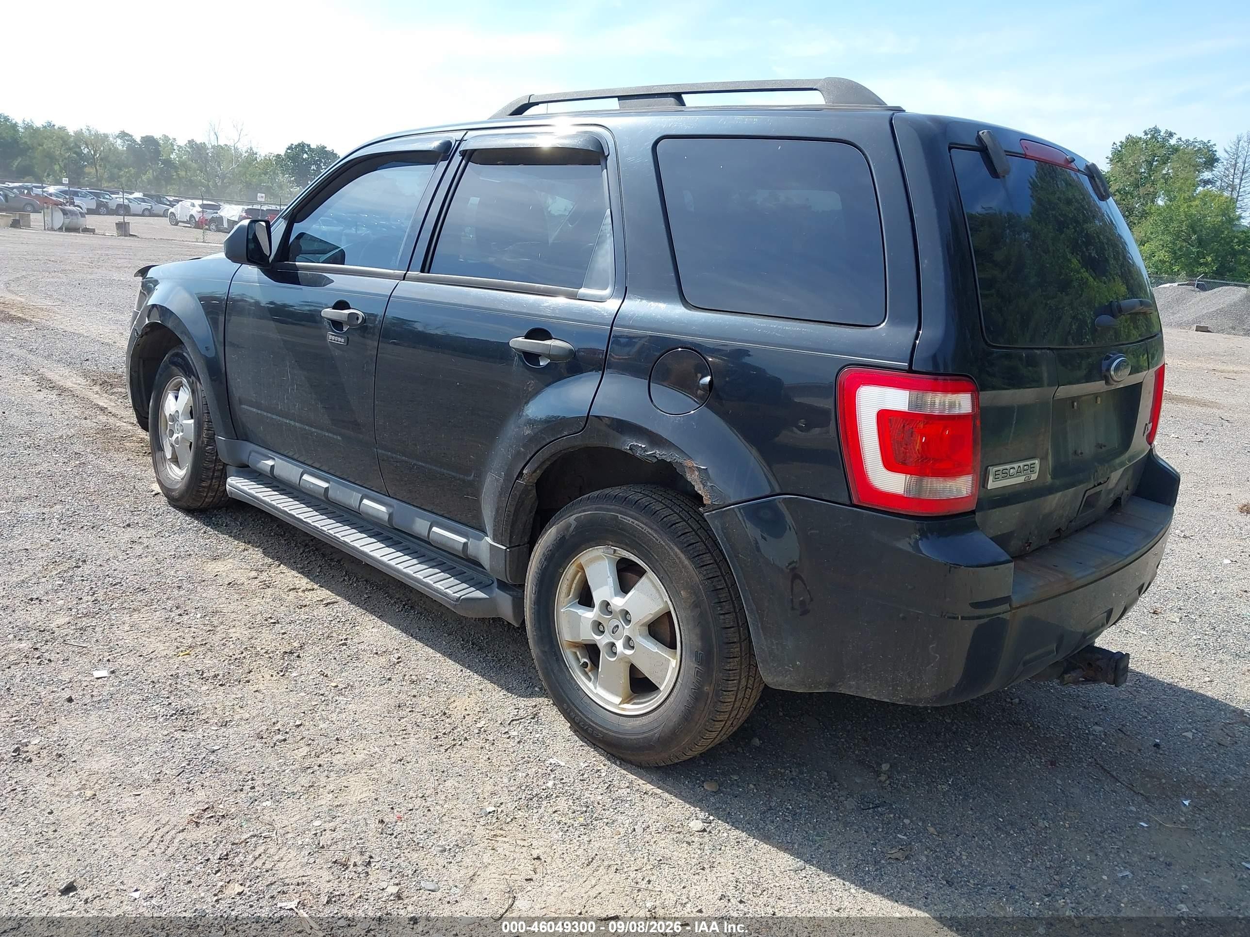 2012 Ford Escape Xlt Black vin: 1FMCU9DG2CKB10579