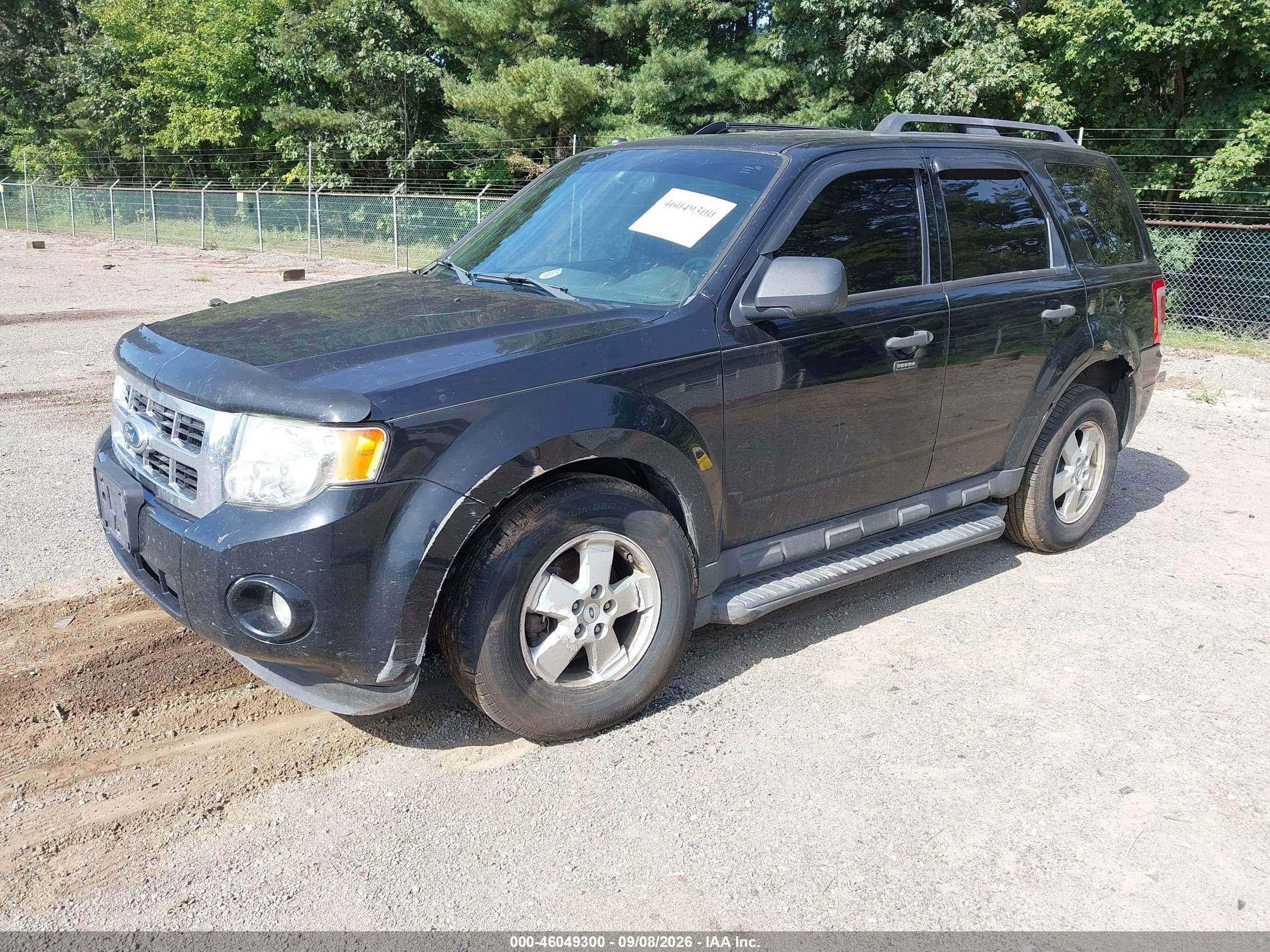 2012 Ford Escape Xlt Black vin: 1FMCU9DG2CKB10579
