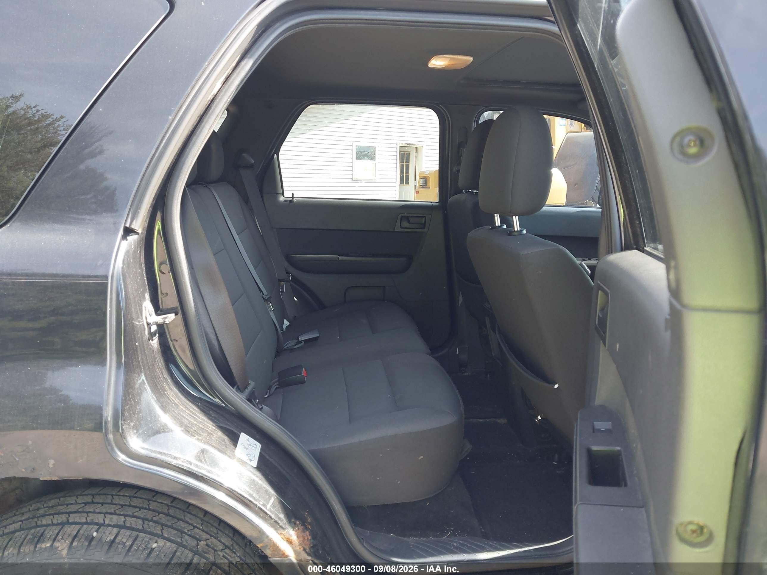 2012 Ford Escape Xlt Black vin: 1FMCU9DG2CKB10579