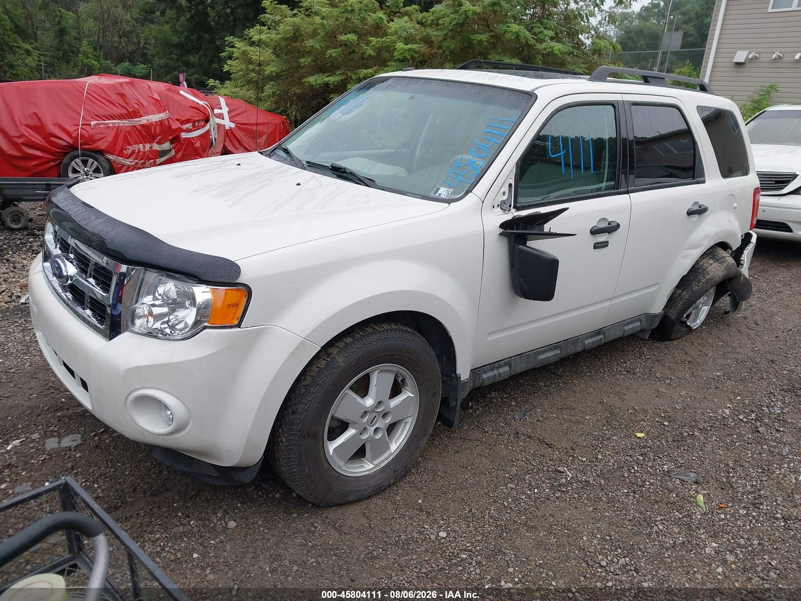 2012 Ford Escape Xlt White vin: 1FMCU9DG2CKB28340