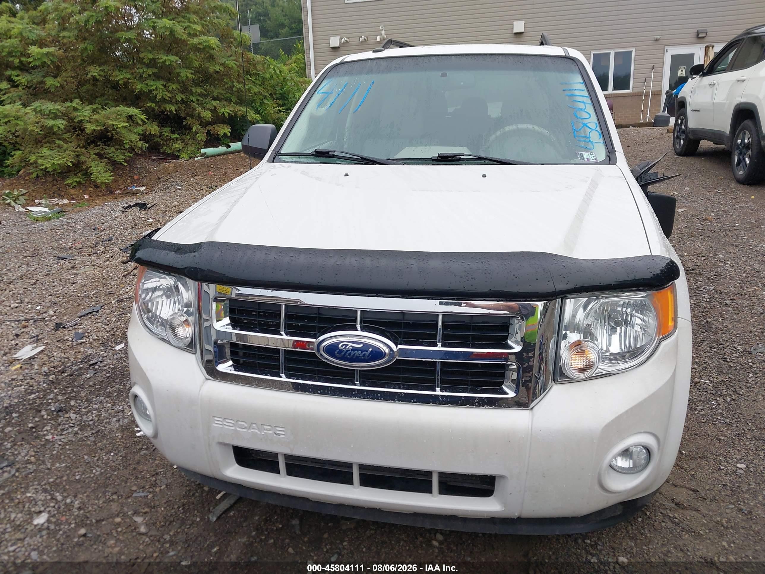 2012 Ford Escape Xlt White vin: 1FMCU9DG2CKB28340