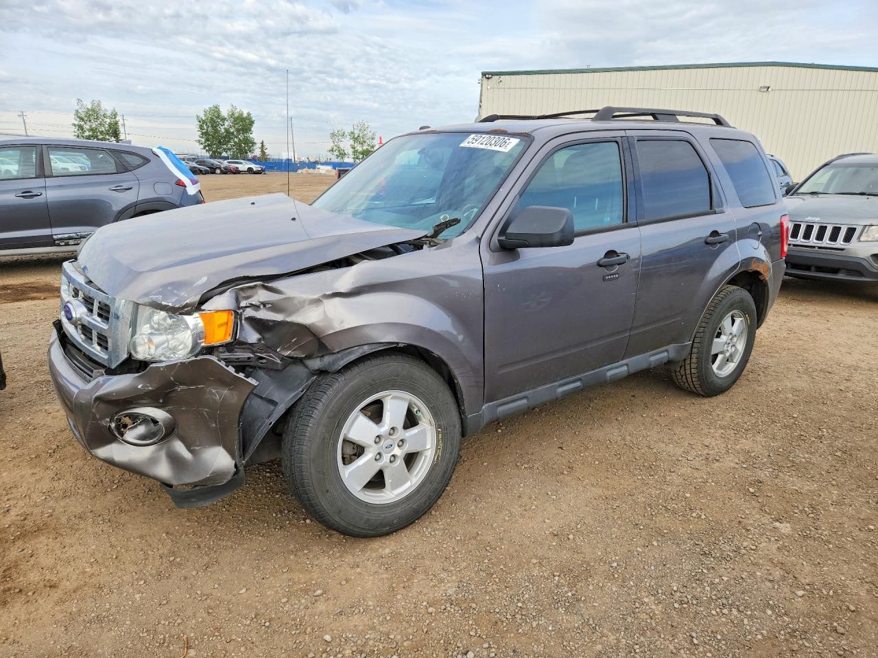 2012 Ford Escape Xlt Gray vin: 1FMCU9DG2CKB59555