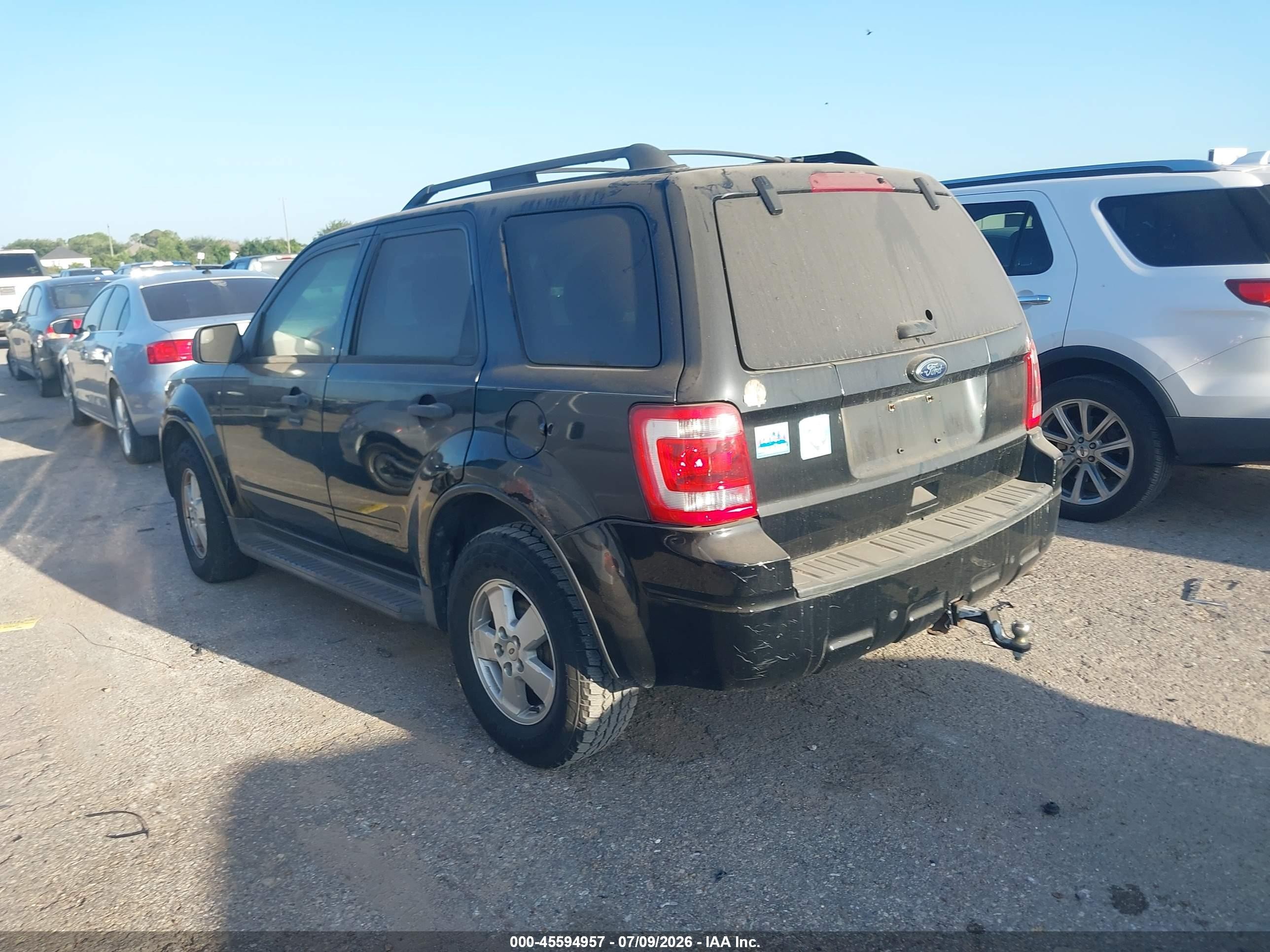 2012 Ford Escape Xlt Black vin: 1FMCU9DG2CKC52835