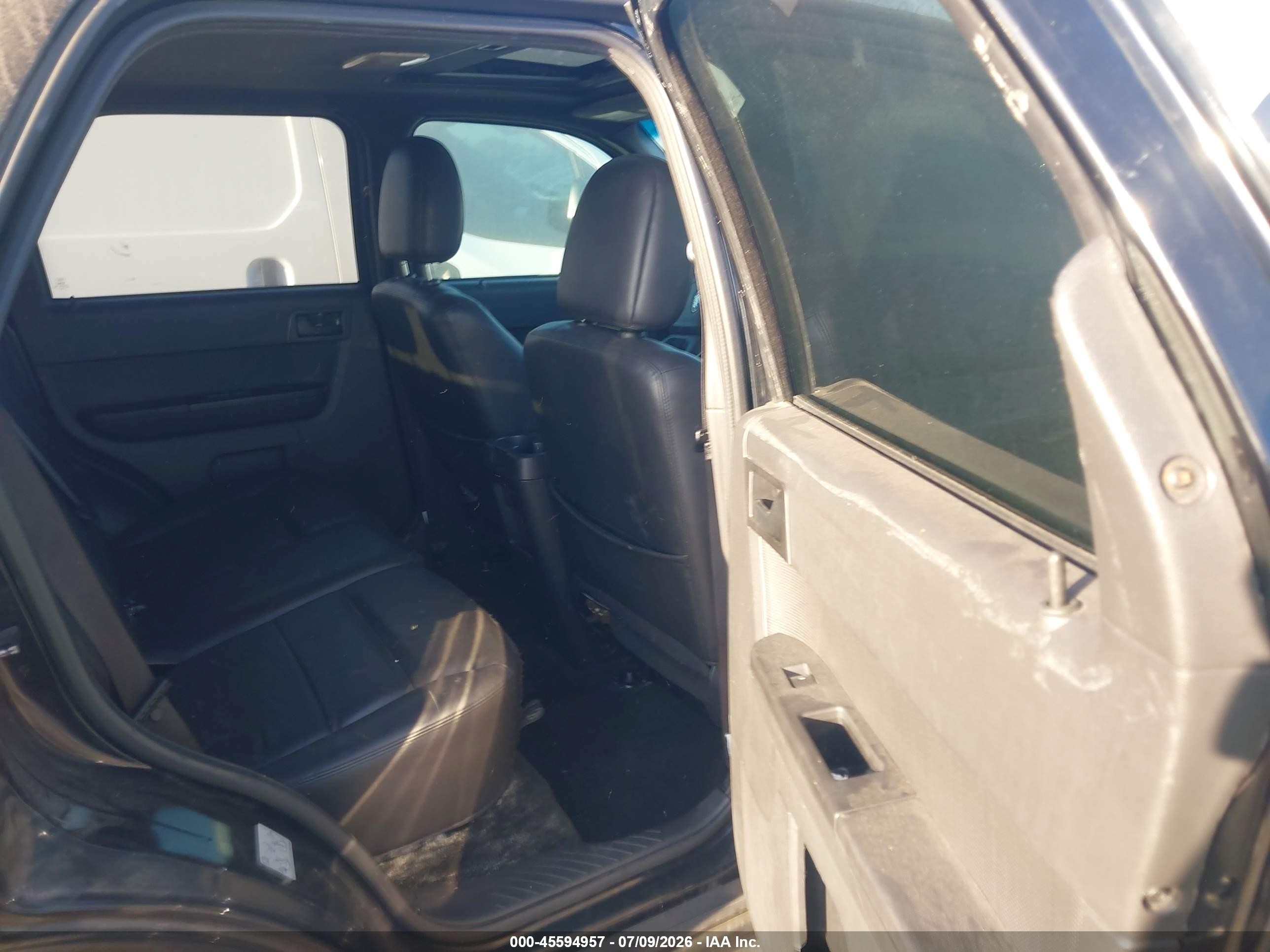 2012 Ford Escape Xlt Black vin: 1FMCU9DG2CKC52835