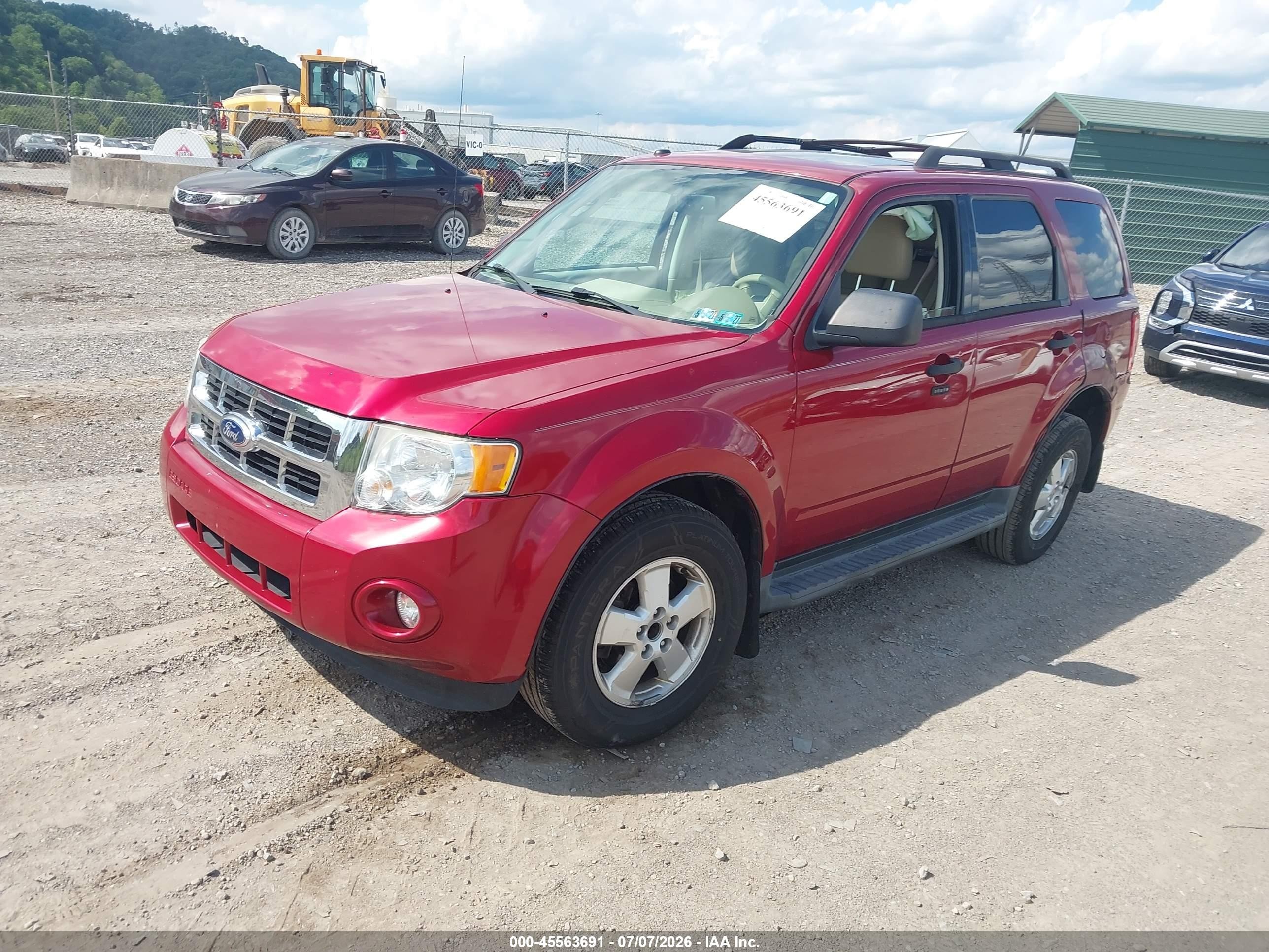 2012 Ford Escape Xlt Red vin: 1FMCU9DG2CKC61728