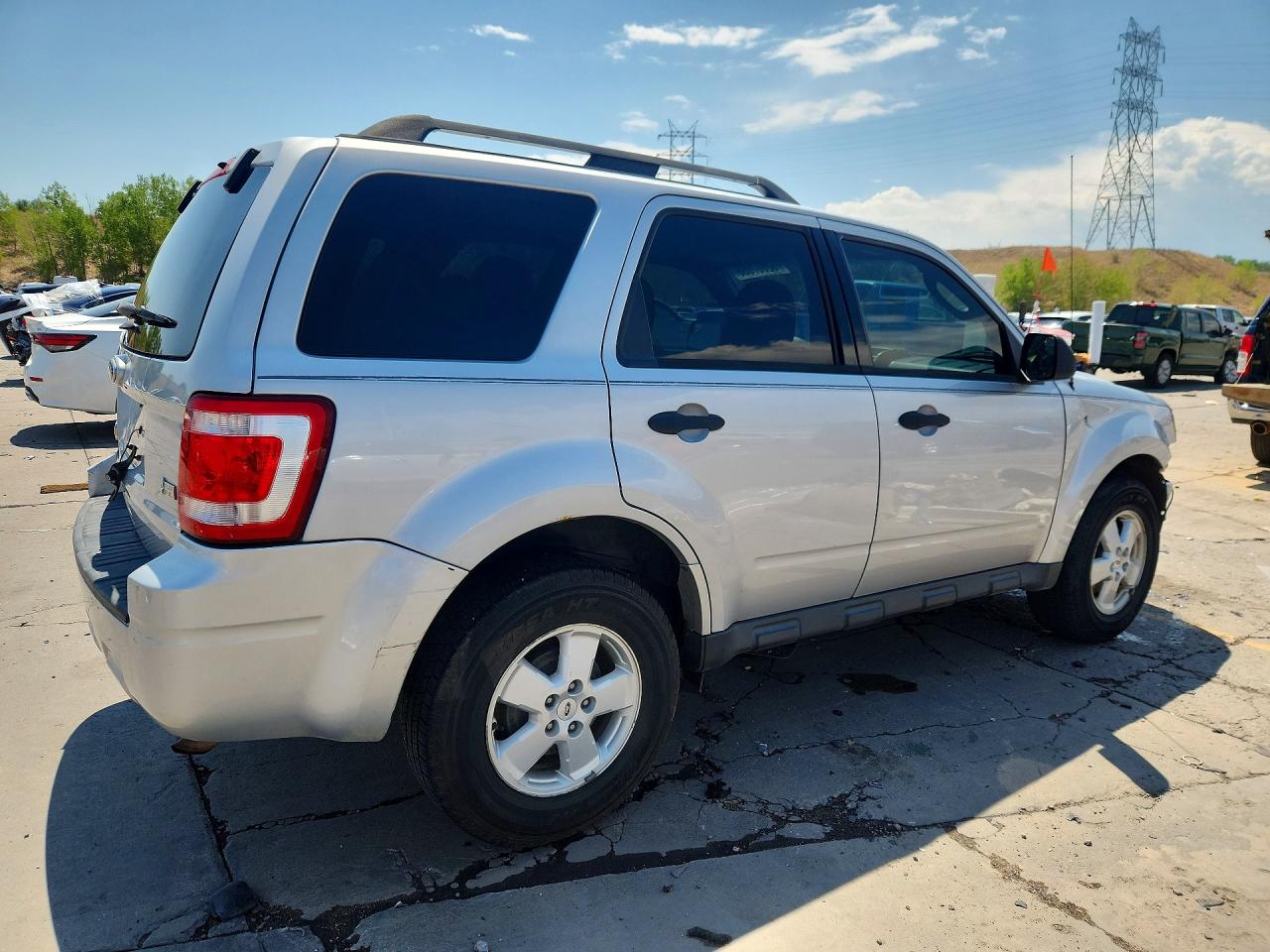 2012 Ford Escape Xlt Silver vin: 1FMCU9DG2CKC74687