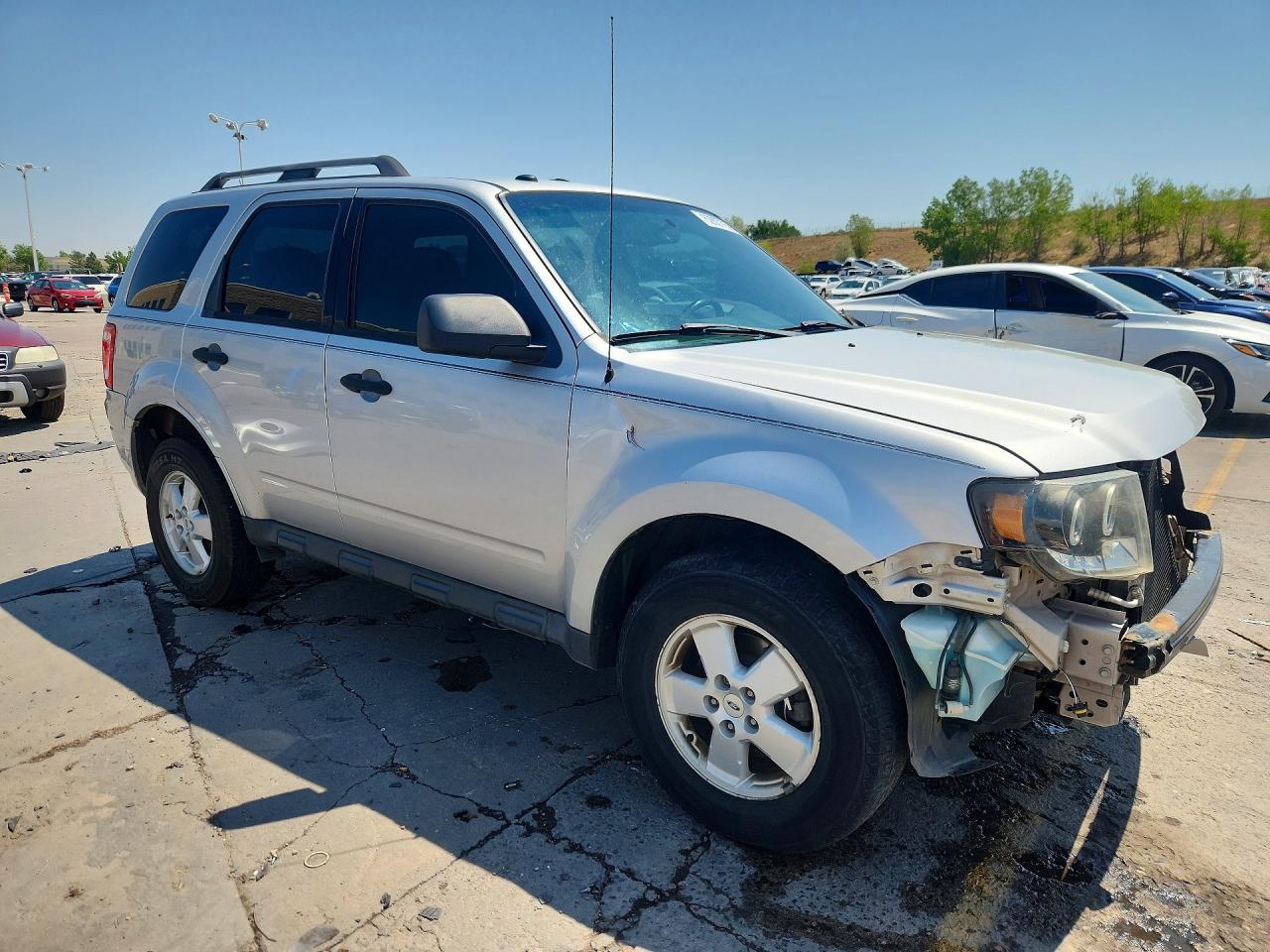 2012 Ford Escape Xlt Silver vin: 1FMCU9DG2CKC74687