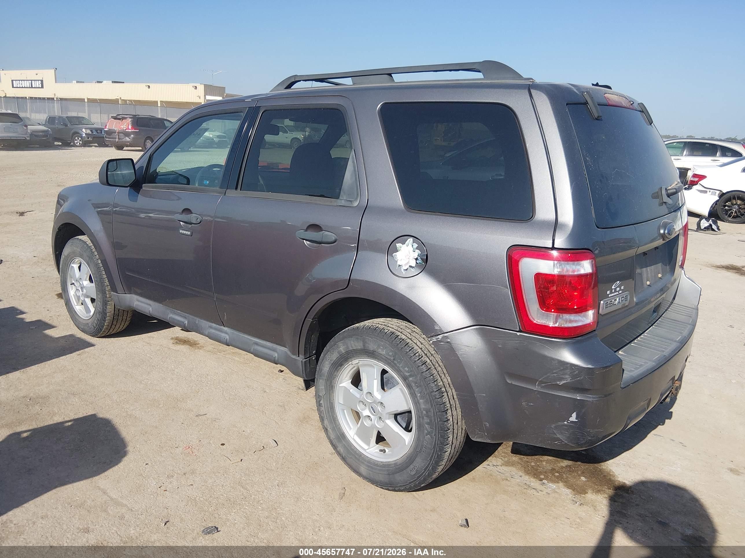 2010 Ford Escape Xlt Gray vin: 1FMCU9DG3AKC48712