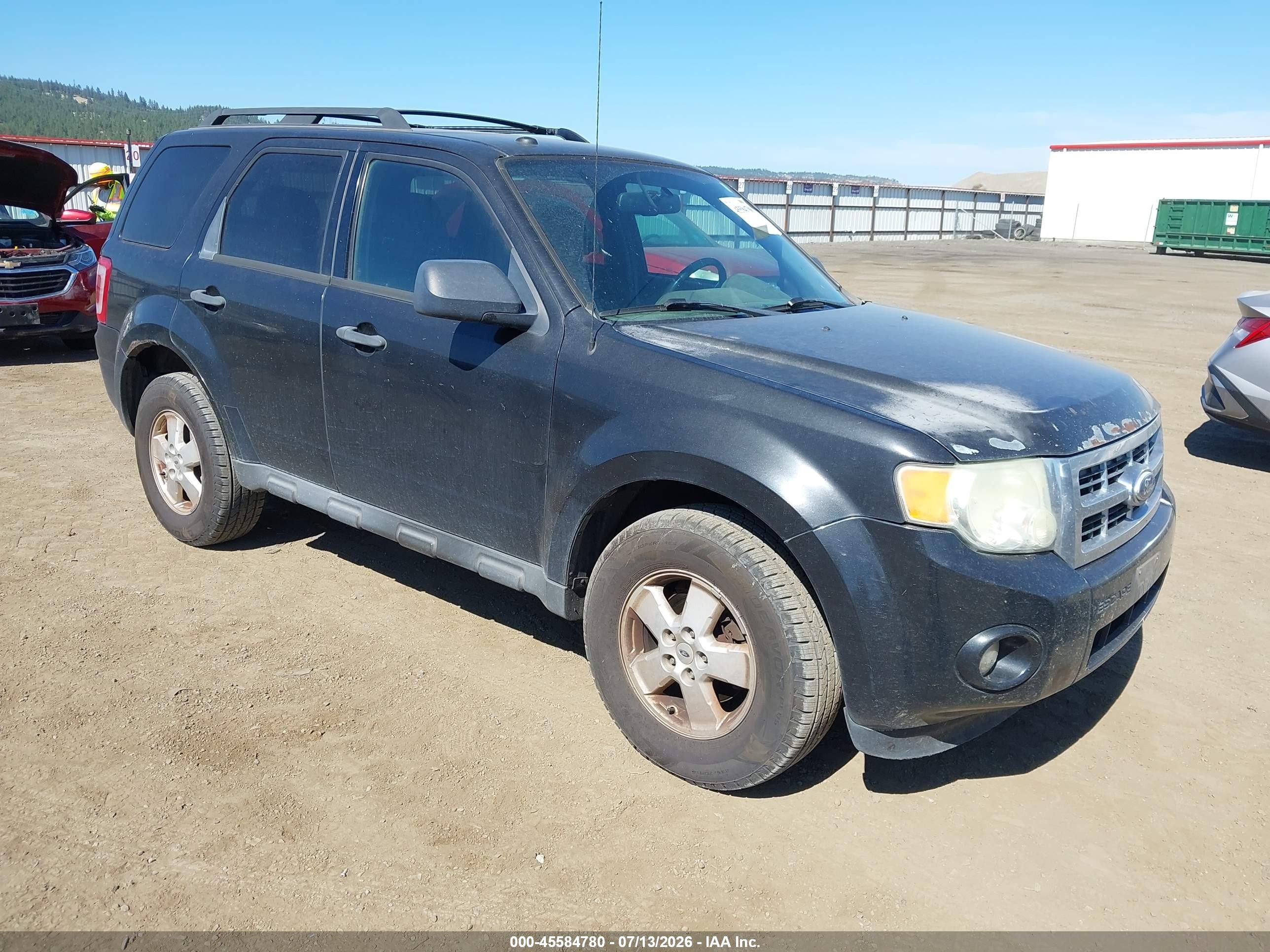 2011 Ford Escape Xlt Automatic Black vin: 1FMCU9DG3BKA94407
