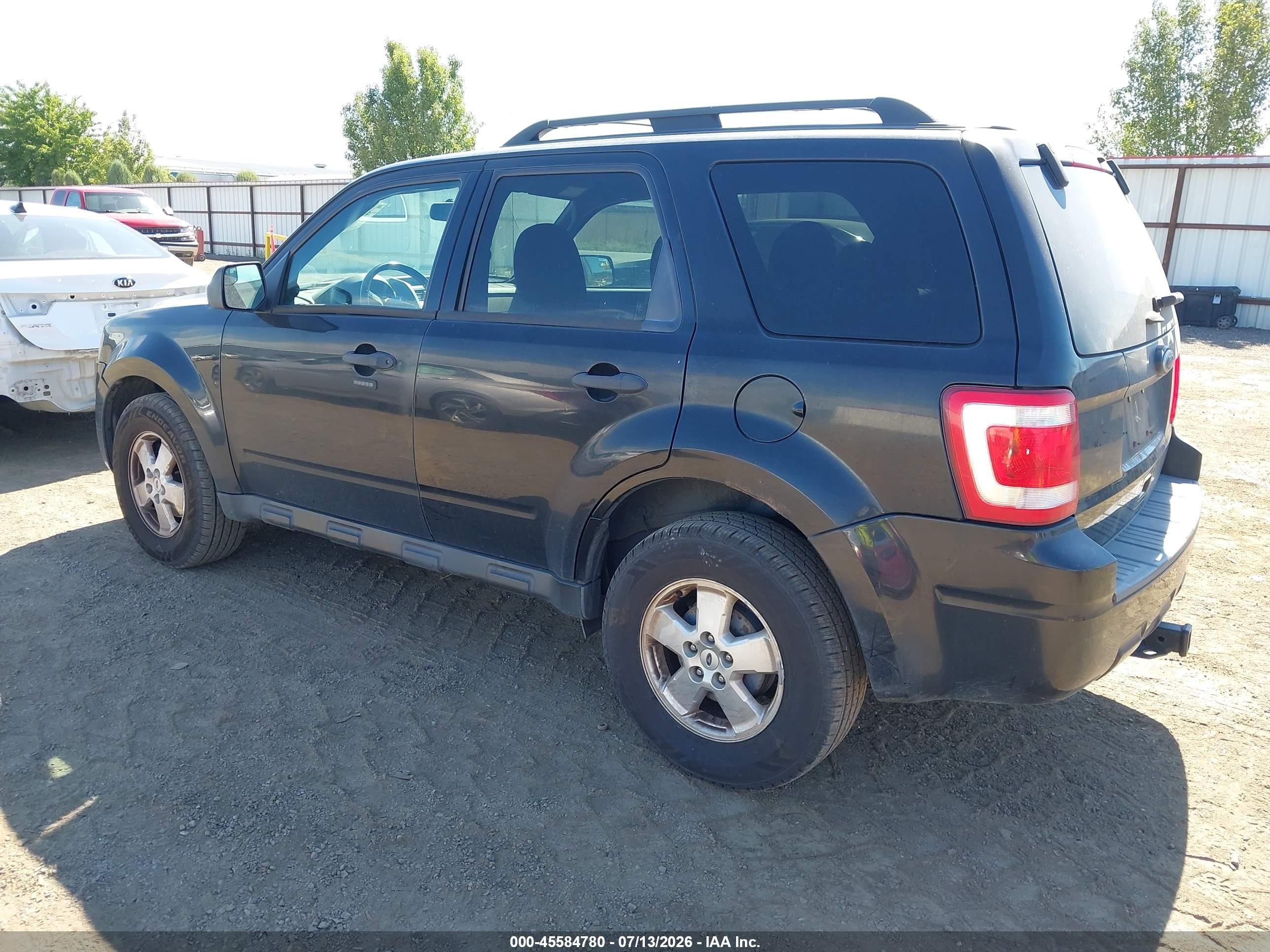 2011 Ford Escape Xlt Automatic Black vin: 1FMCU9DG3BKA94407