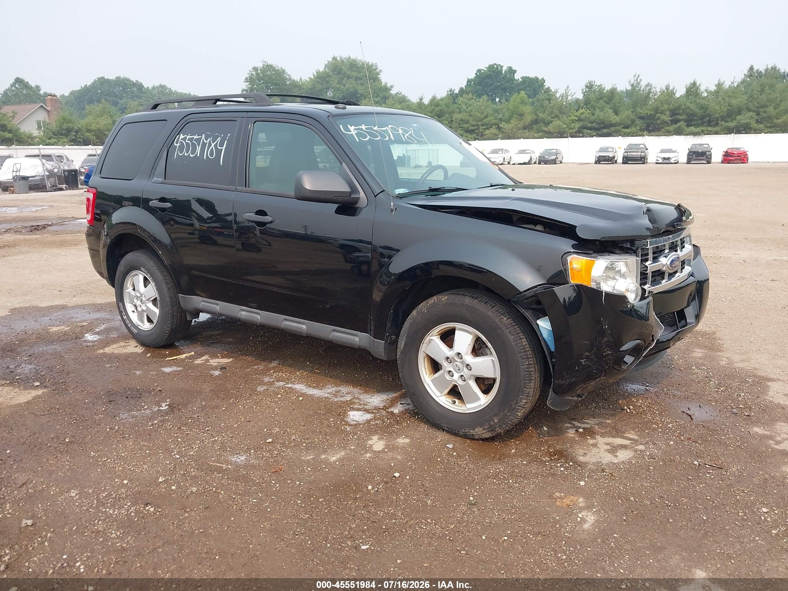 2012 Ford Escape Xlt Black vin: 1FMCU9DG3CKA74806