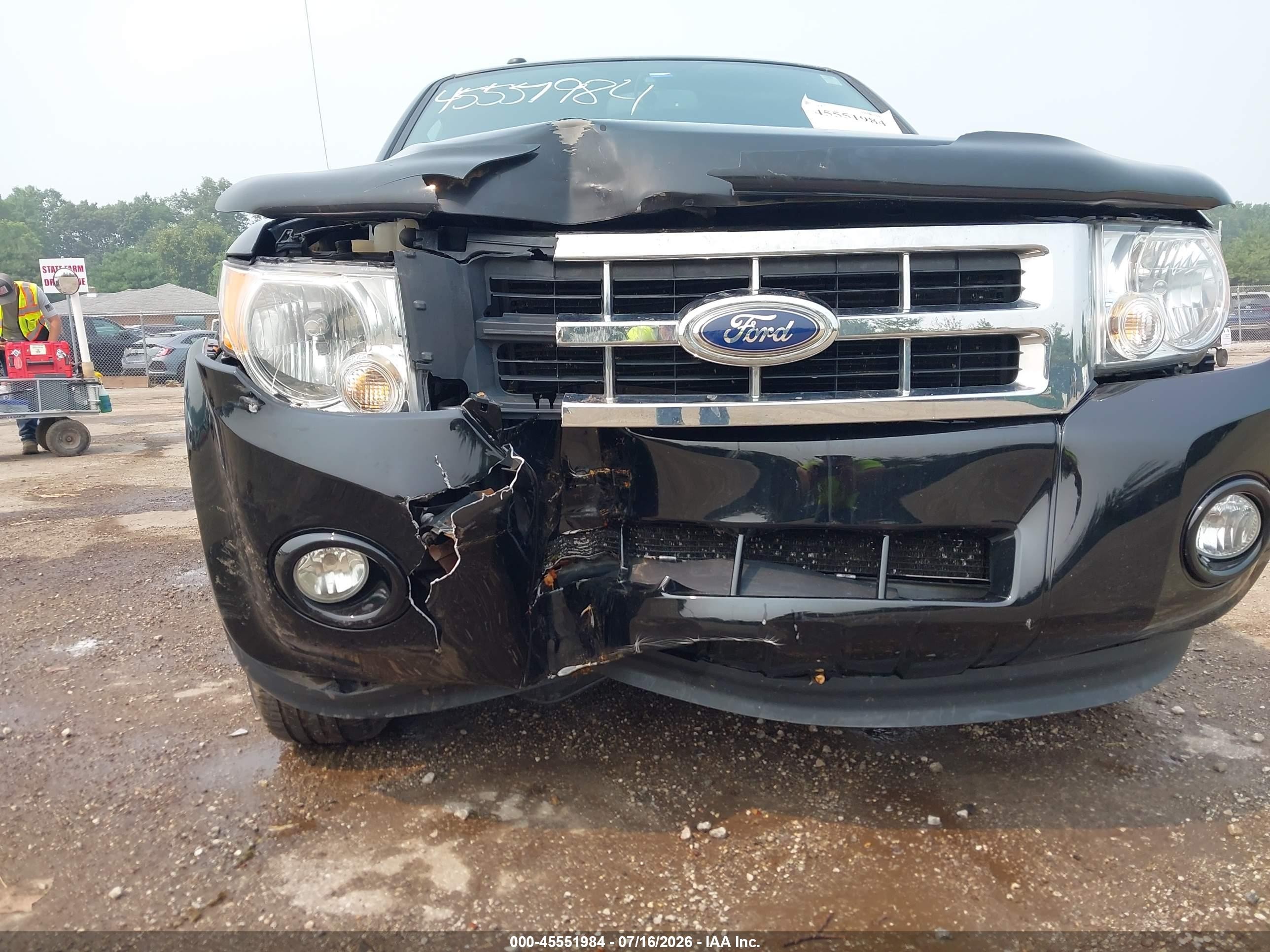 2012 Ford Escape Xlt Black vin: 1FMCU9DG3CKA74806