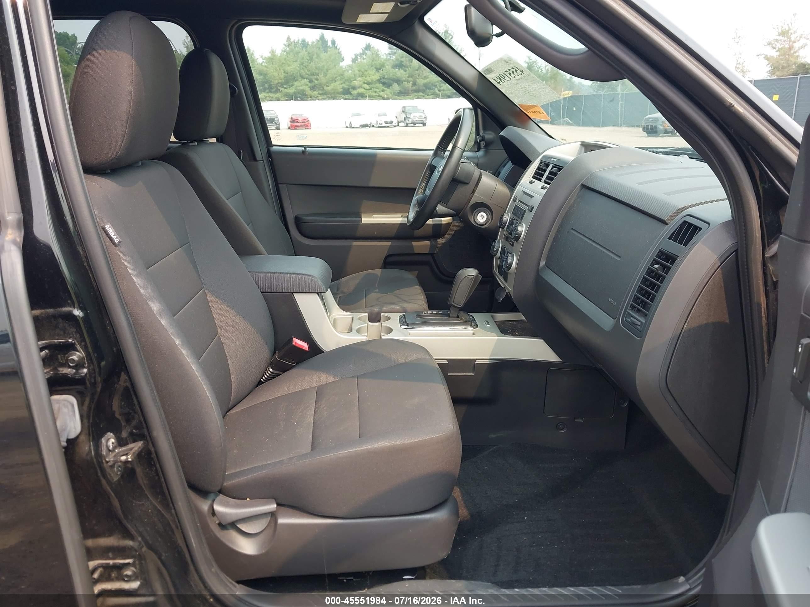 2012 Ford Escape Xlt Black vin: 1FMCU9DG3CKA74806