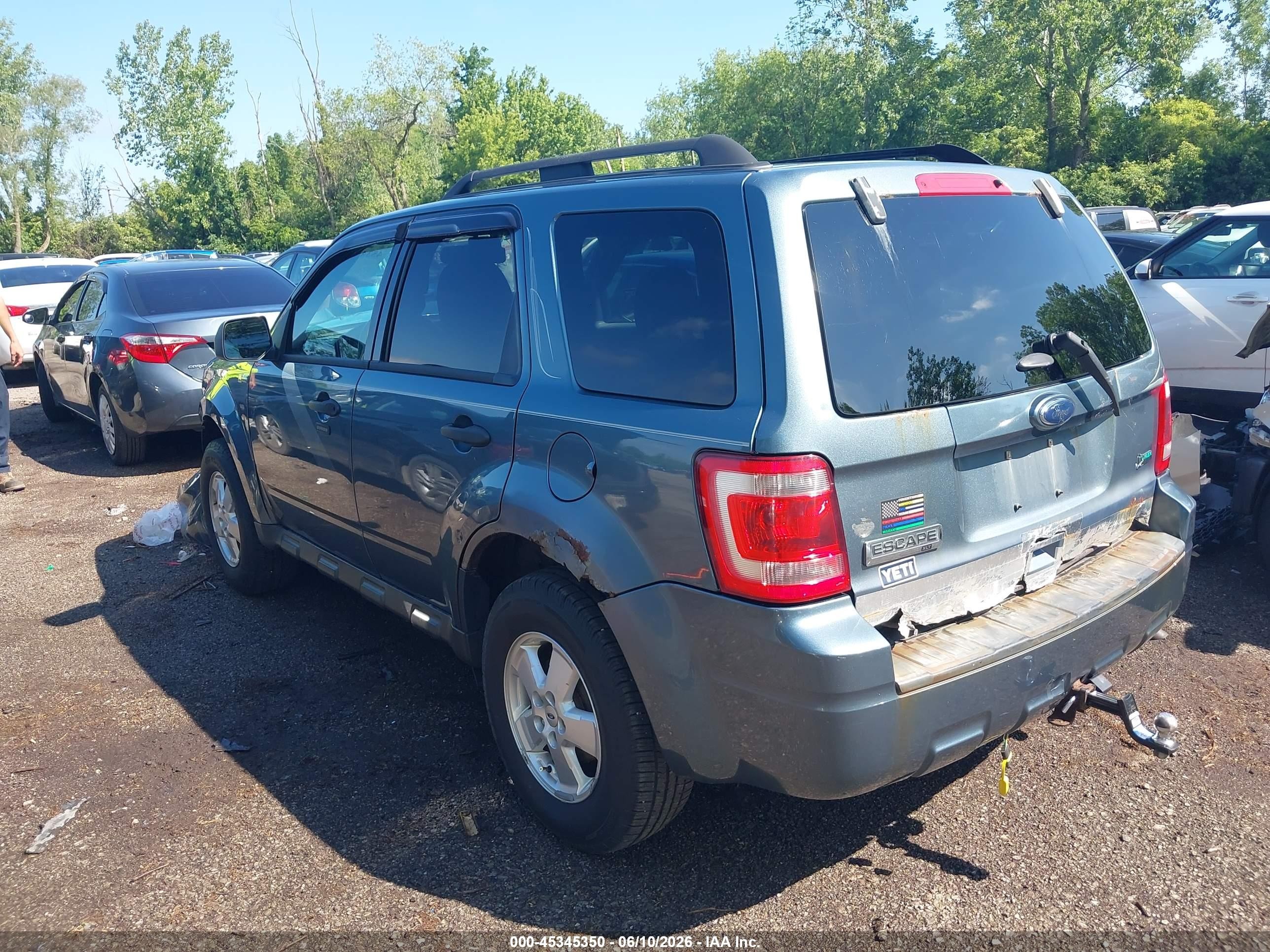 2012 Ford Escape Xlt Blue vin: 1FMCU9DG3CKB51075