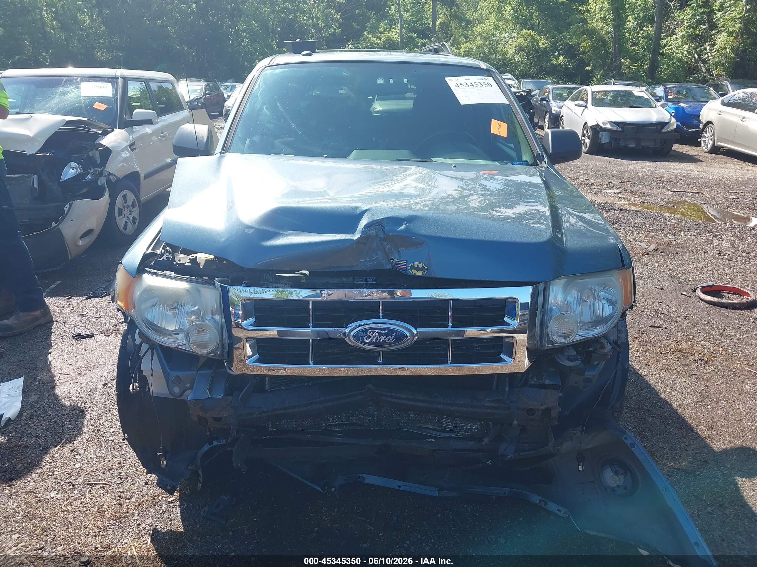 2012 Ford Escape Xlt Blue vin: 1FMCU9DG3CKB51075