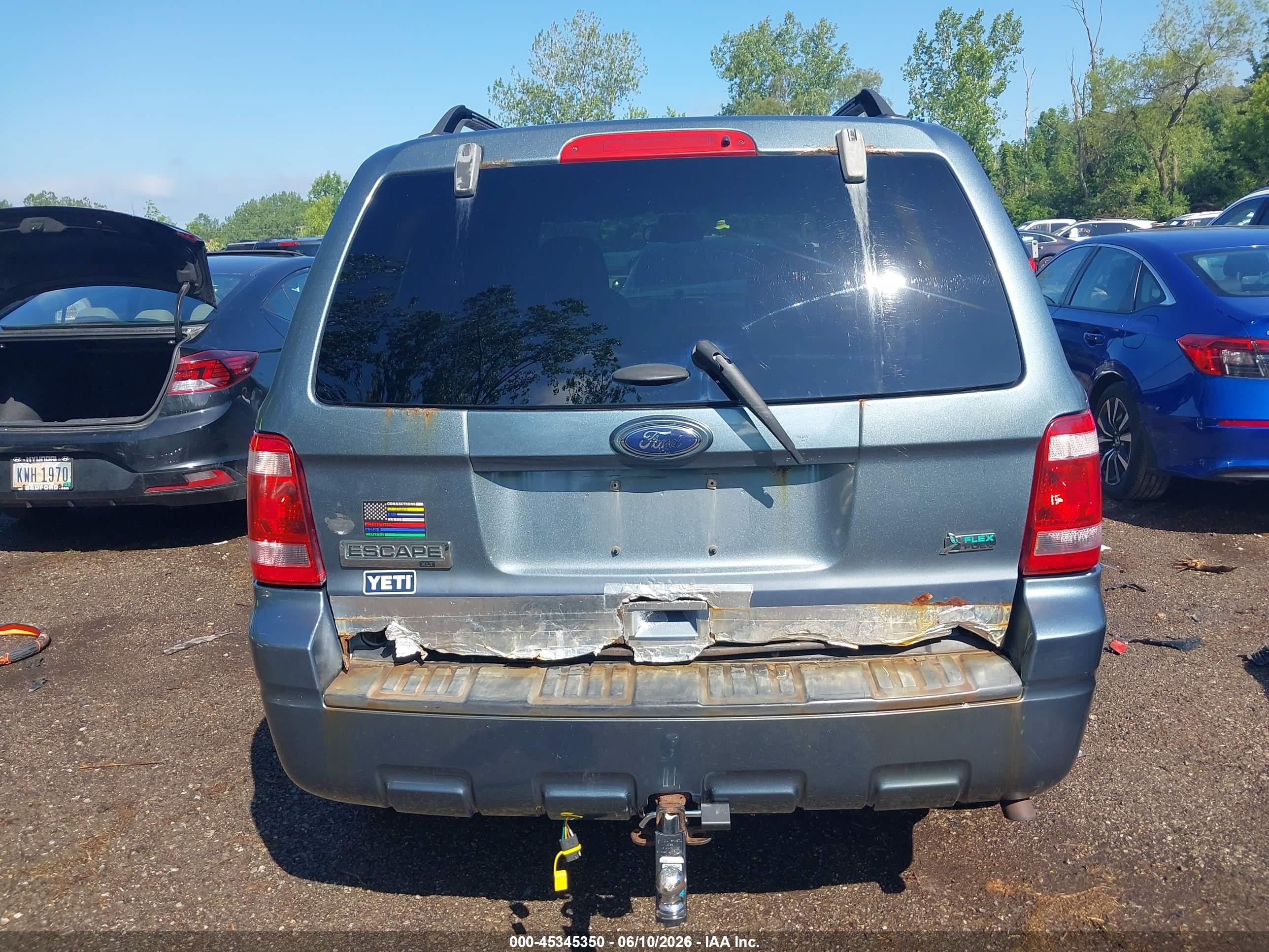 2012 Ford Escape Xlt Blue vin: 1FMCU9DG3CKB51075