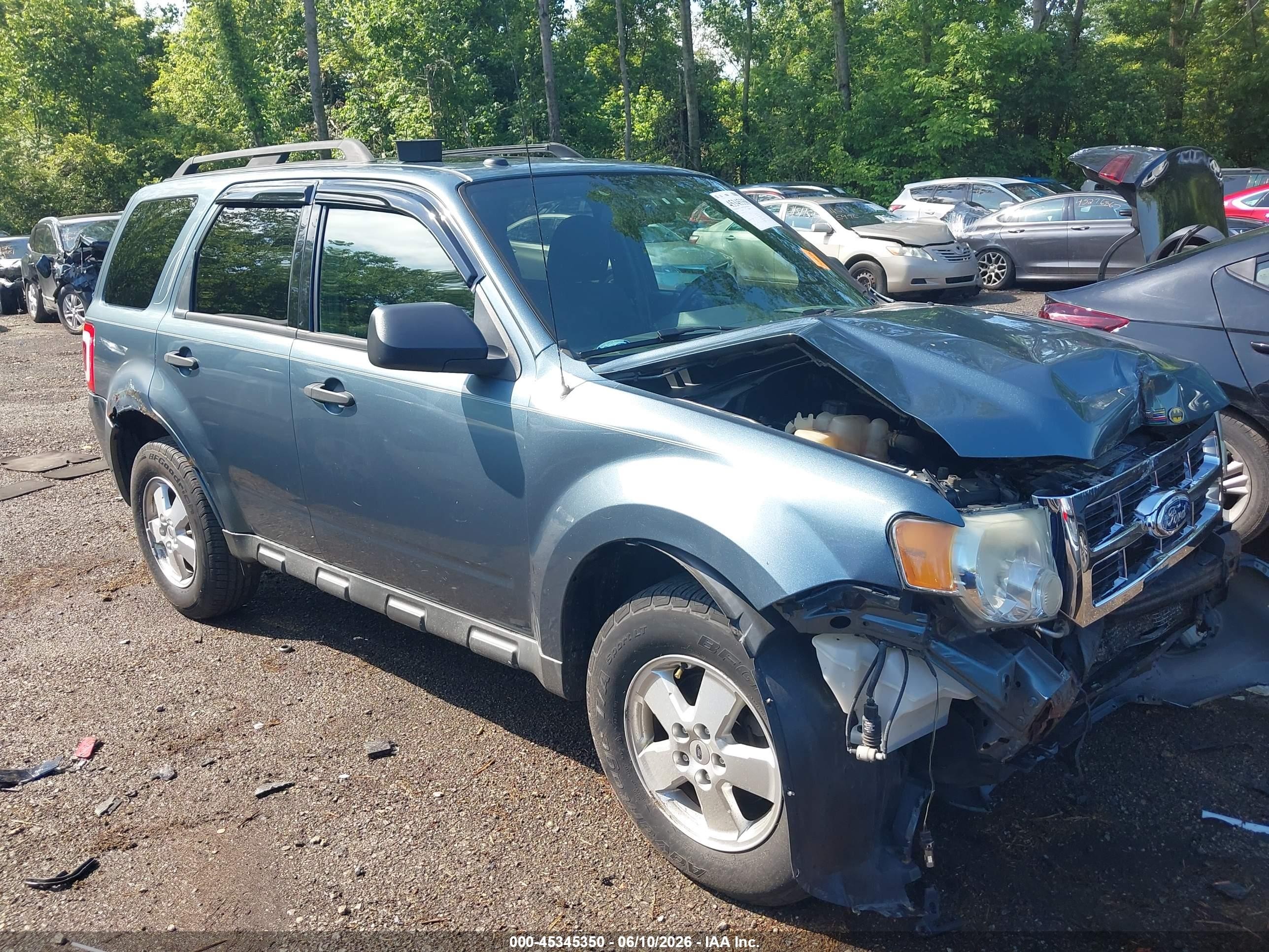 2012 Ford Escape Xlt Blue vin: 1FMCU9DG3CKB51075