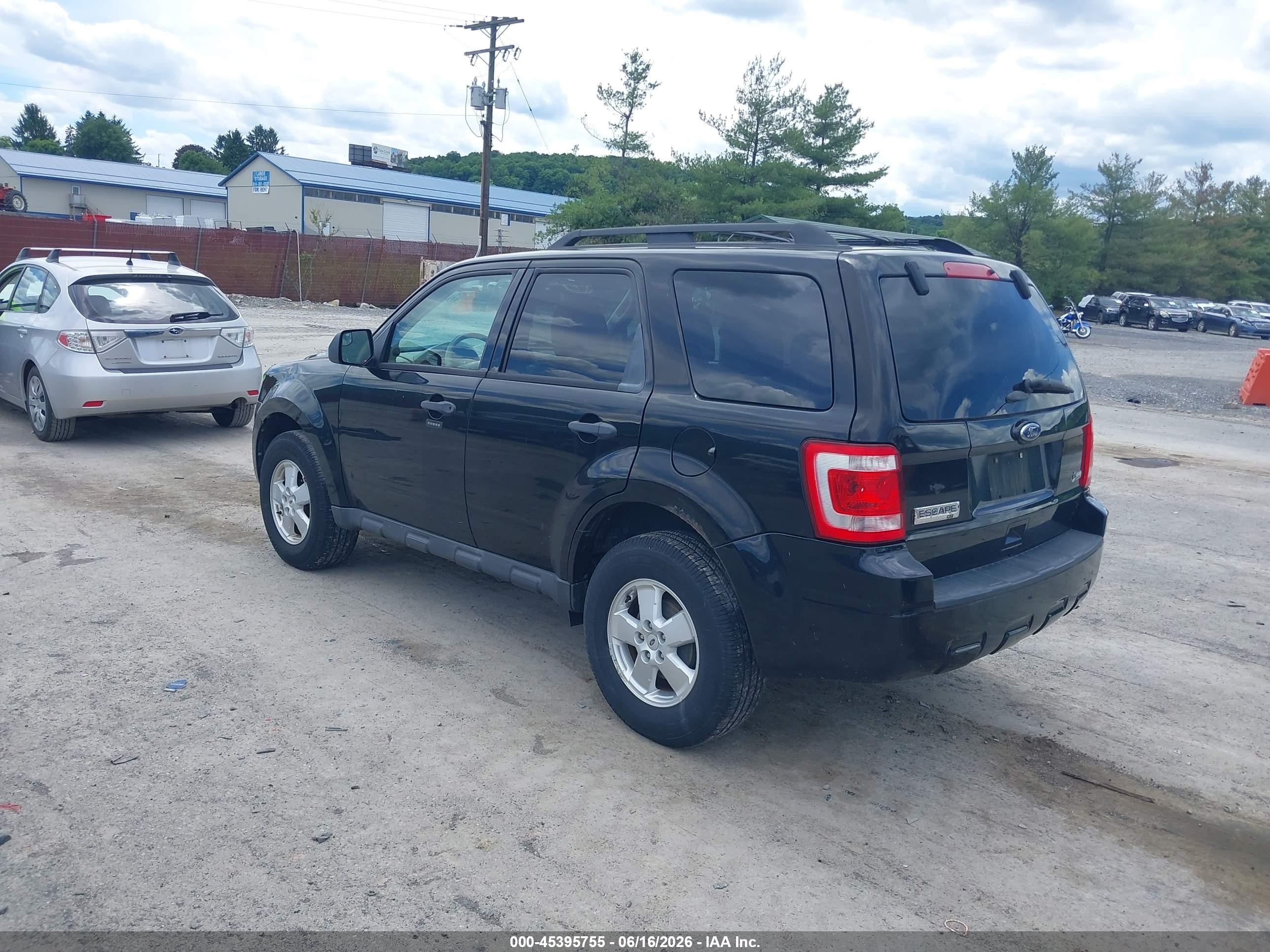 2012 Ford Escape Xlt Черный vin: 1FMCU9DG3CKC34652