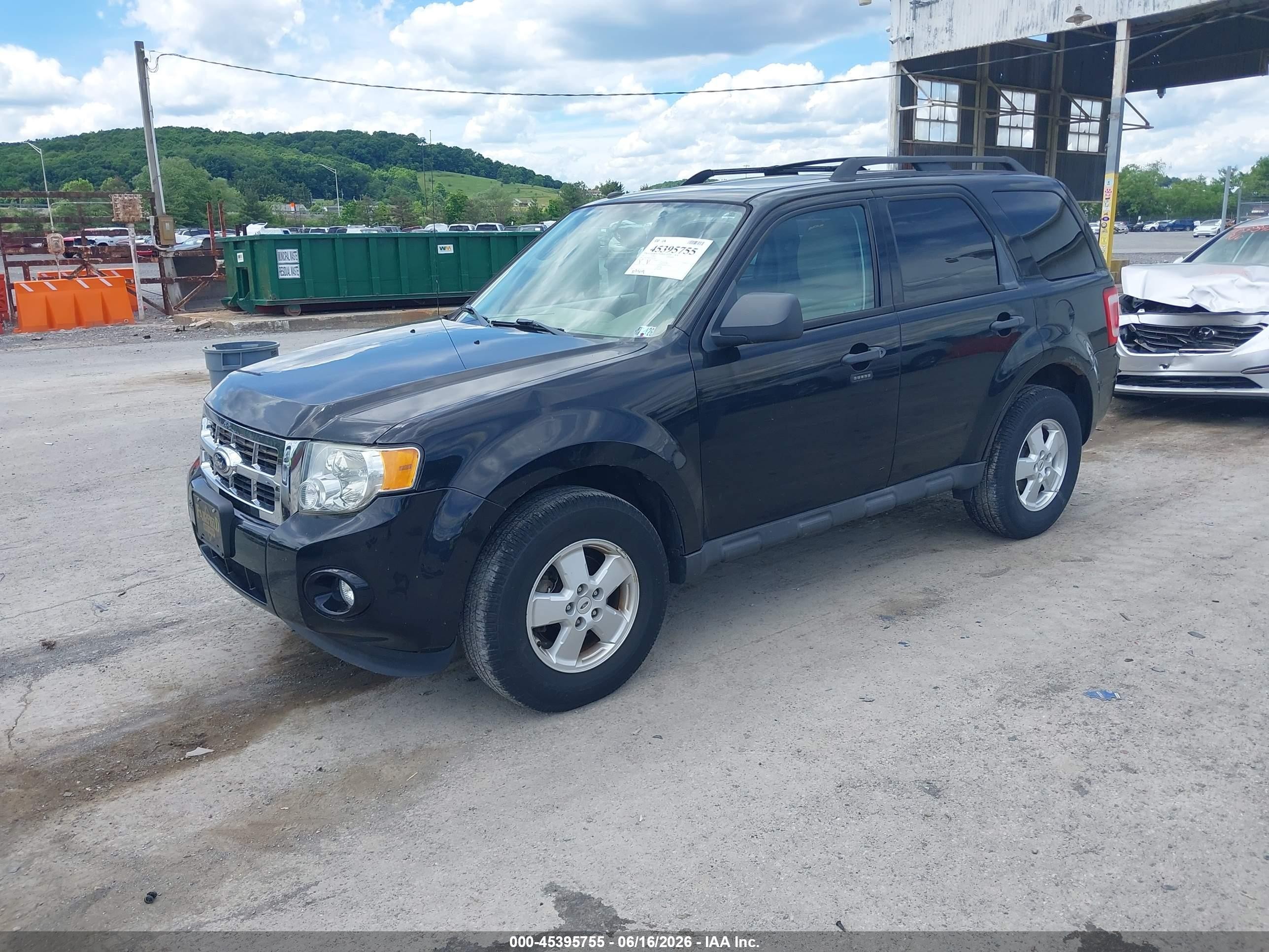 2012 Ford Escape Xlt Черный vin: 1FMCU9DG3CKC34652