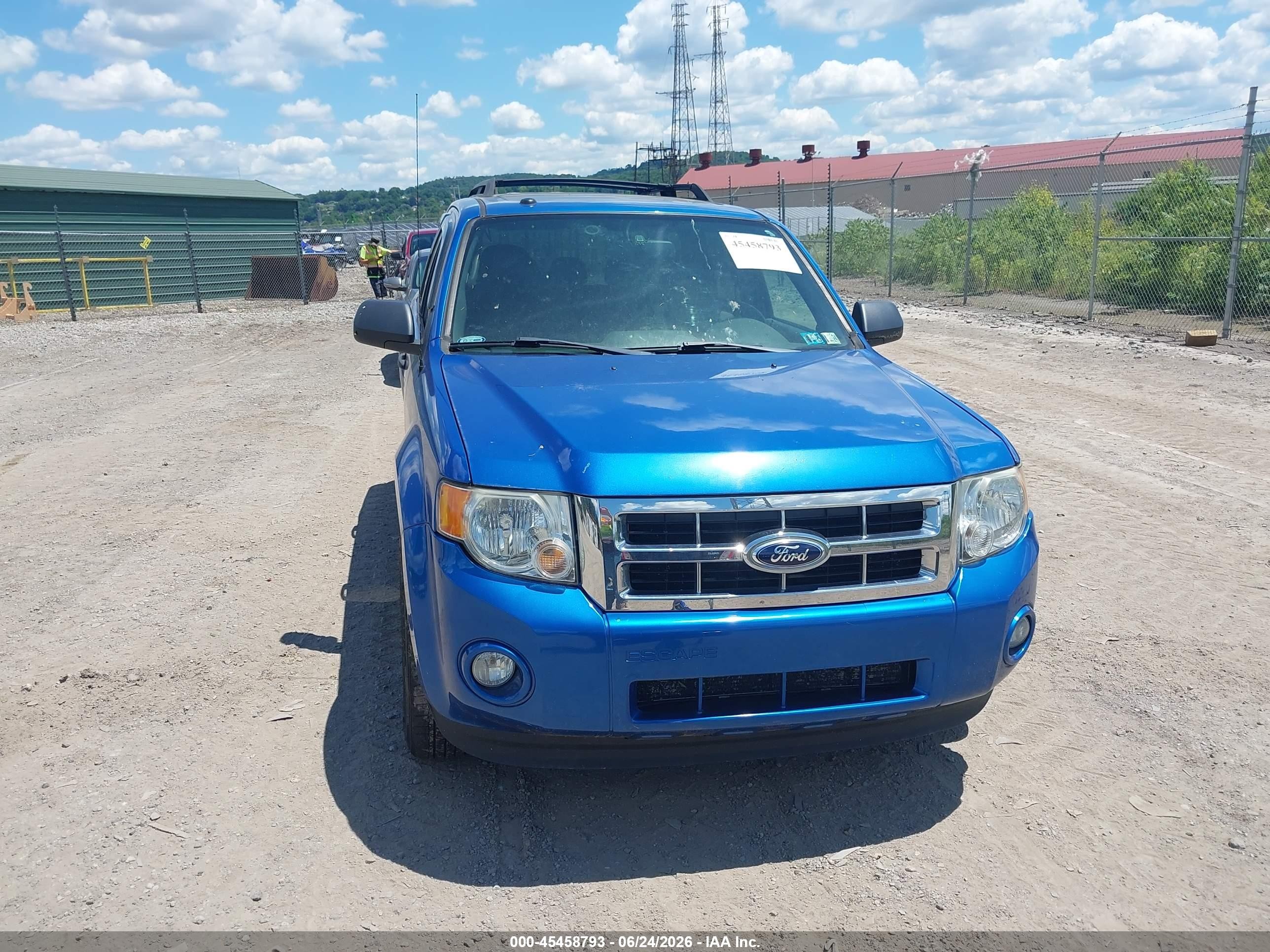 2012 Ford Escape Xlt Blue vin: 1FMCU9DG3CKC53038