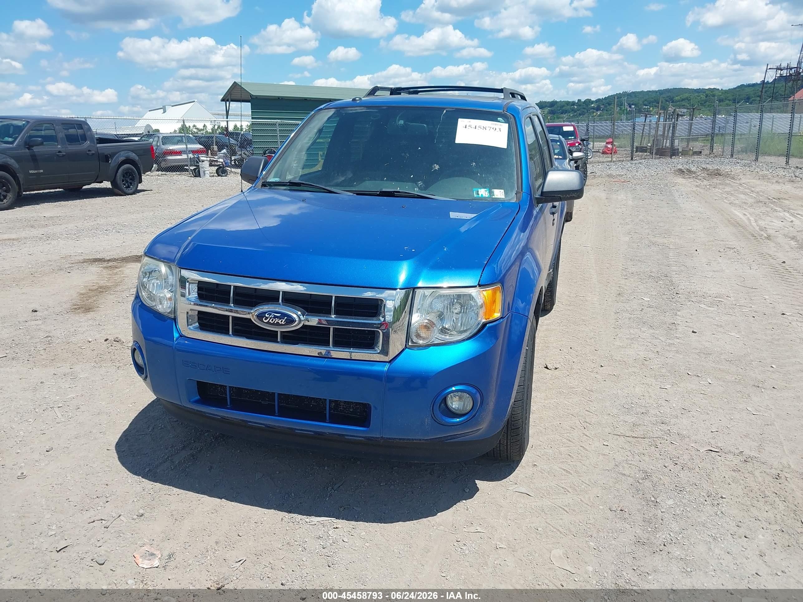 2012 Ford Escape Xlt Blue vin: 1FMCU9DG3CKC53038
