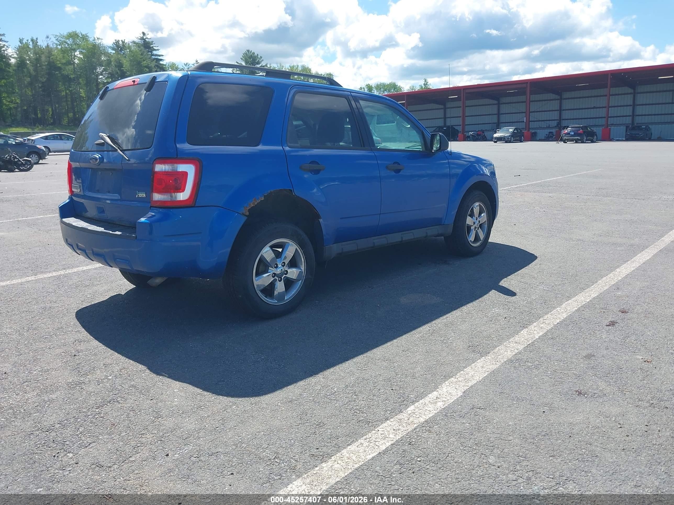 2012 Ford Escape Xlt Blue vin: 1FMCU9DG3CKC74214