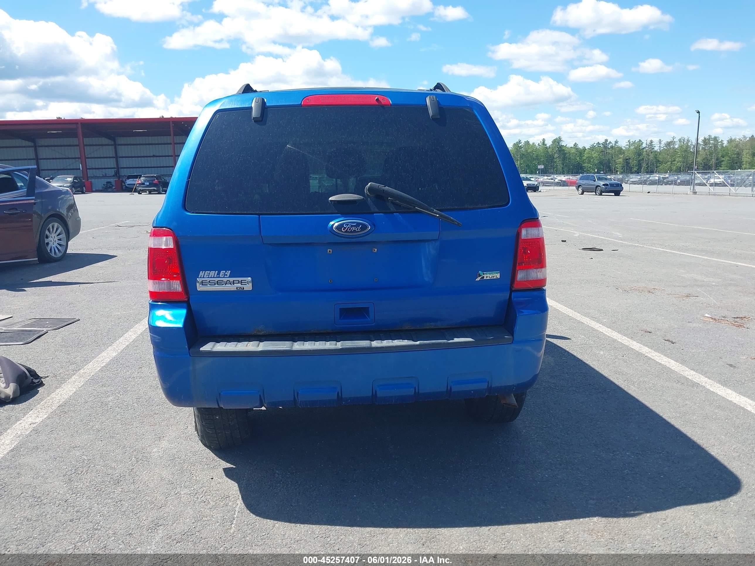 2012 Ford Escape Xlt Blue vin: 1FMCU9DG3CKC74214