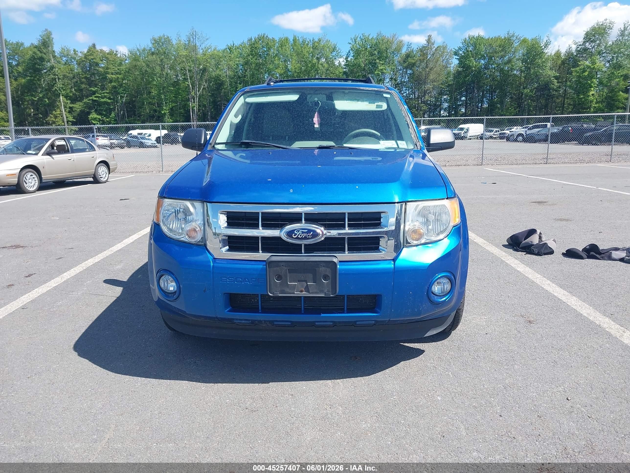 2012 Ford Escape Xlt Blue vin: 1FMCU9DG3CKC74214