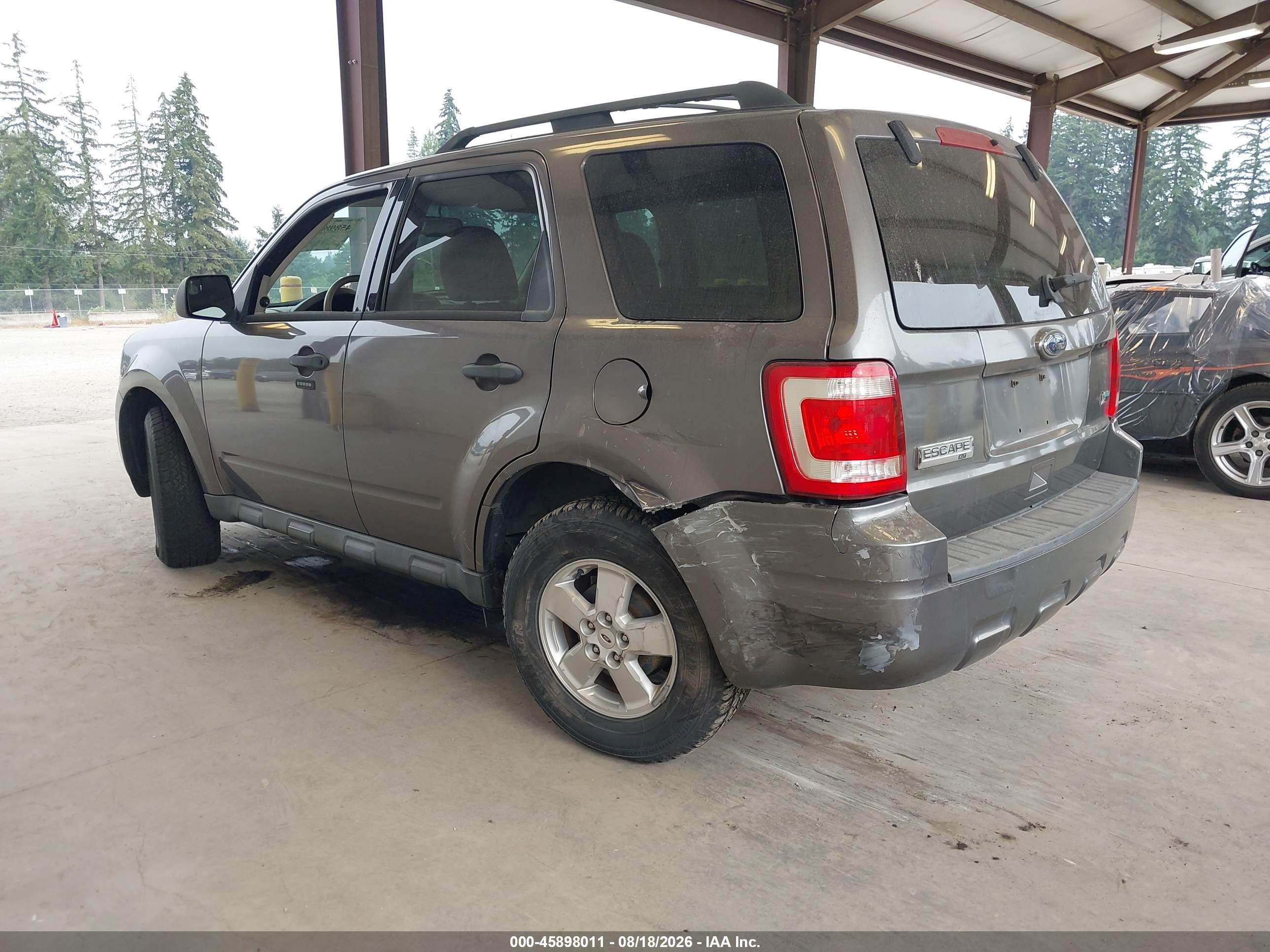 2010 Ford Escape Xlt Серый vin: 1FMCU9DG4AKB77018