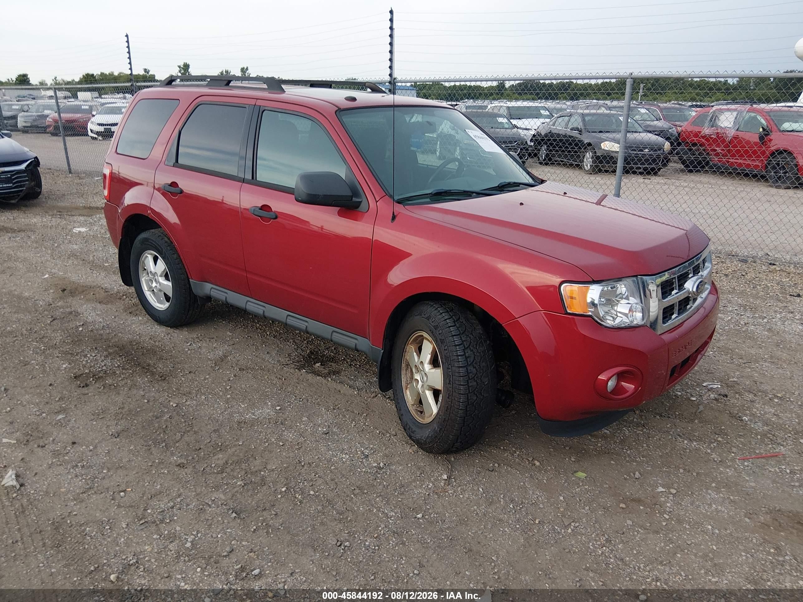 2011 Ford Escape Xlt Red vin: 1FMCU9DG4BKA48570