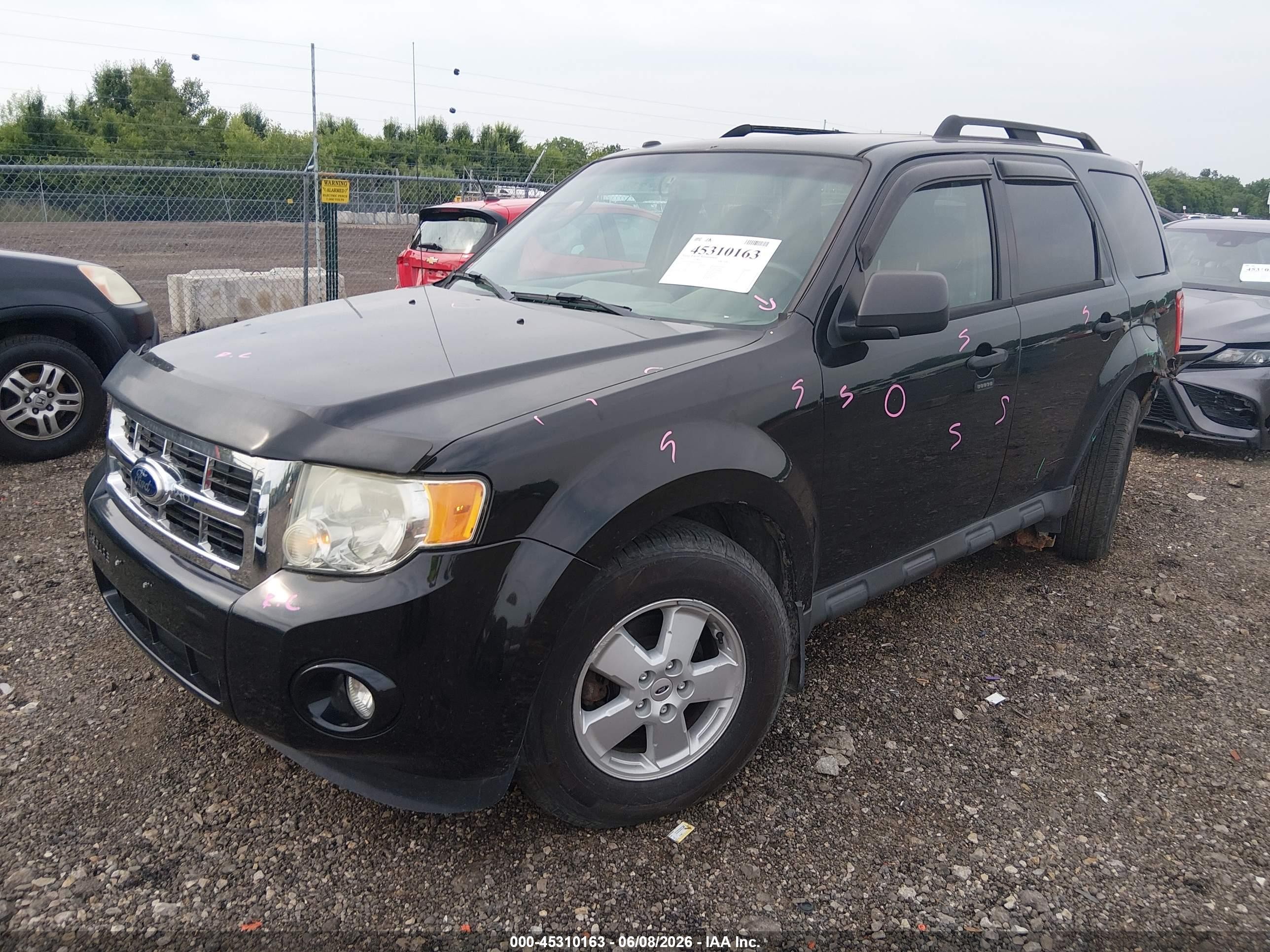 2011 Ford Escape Xlt Black vin: 1FMCU9DG4BKA67183