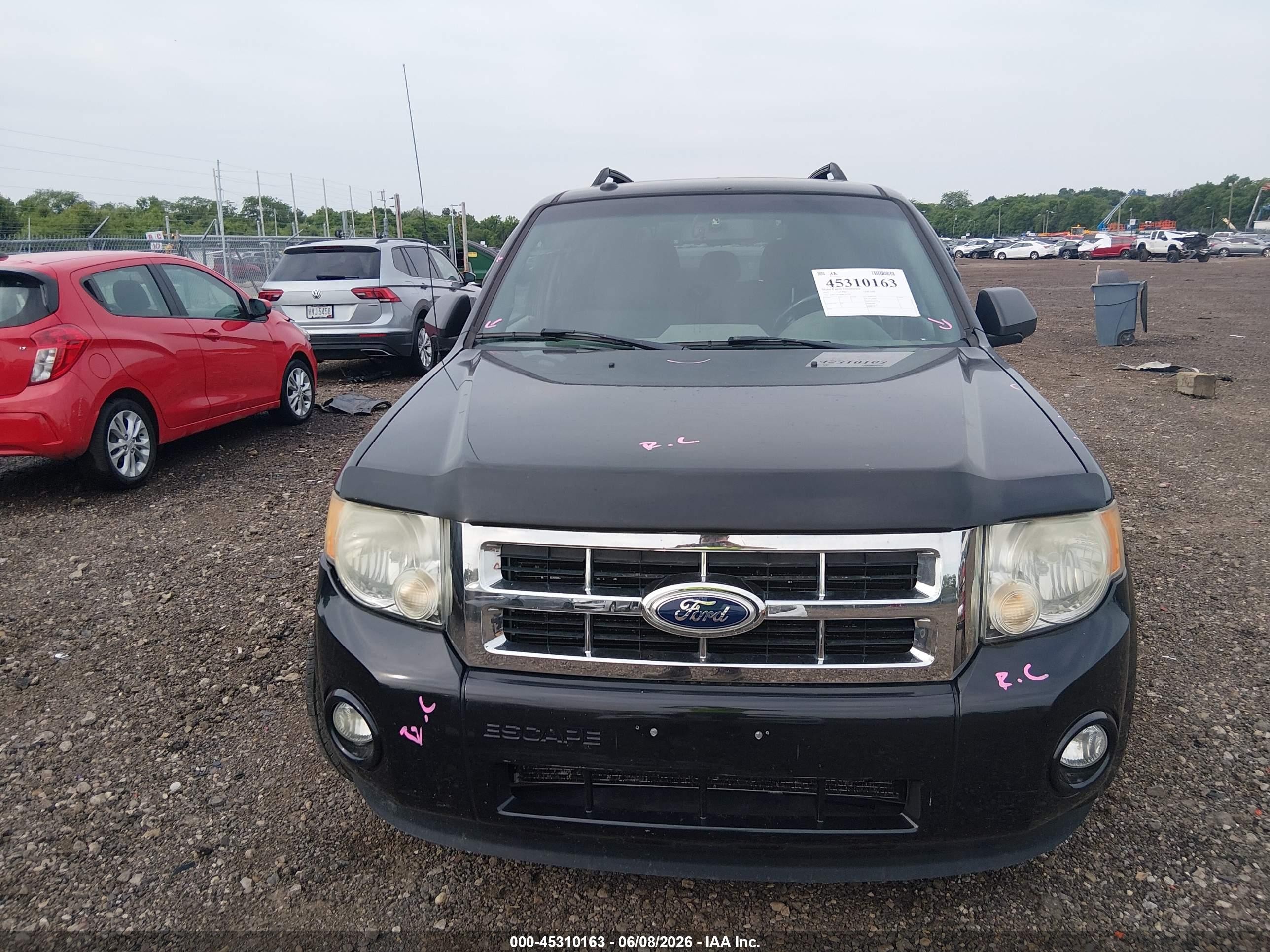 2011 Ford Escape Xlt Black vin: 1FMCU9DG4BKA67183