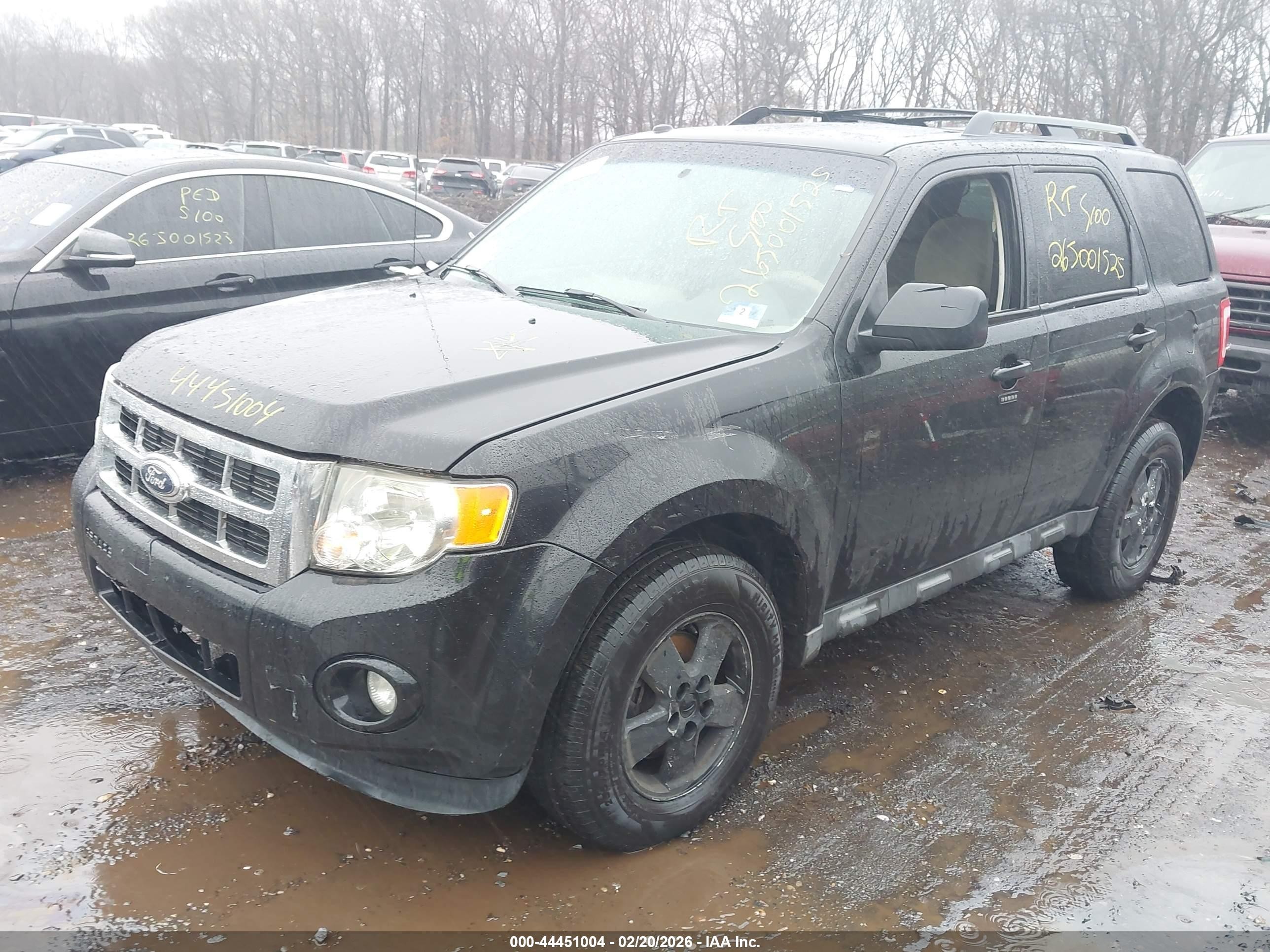 2012 Ford Escape Xlt Black vin: 1FMCU9DG4CKA92652