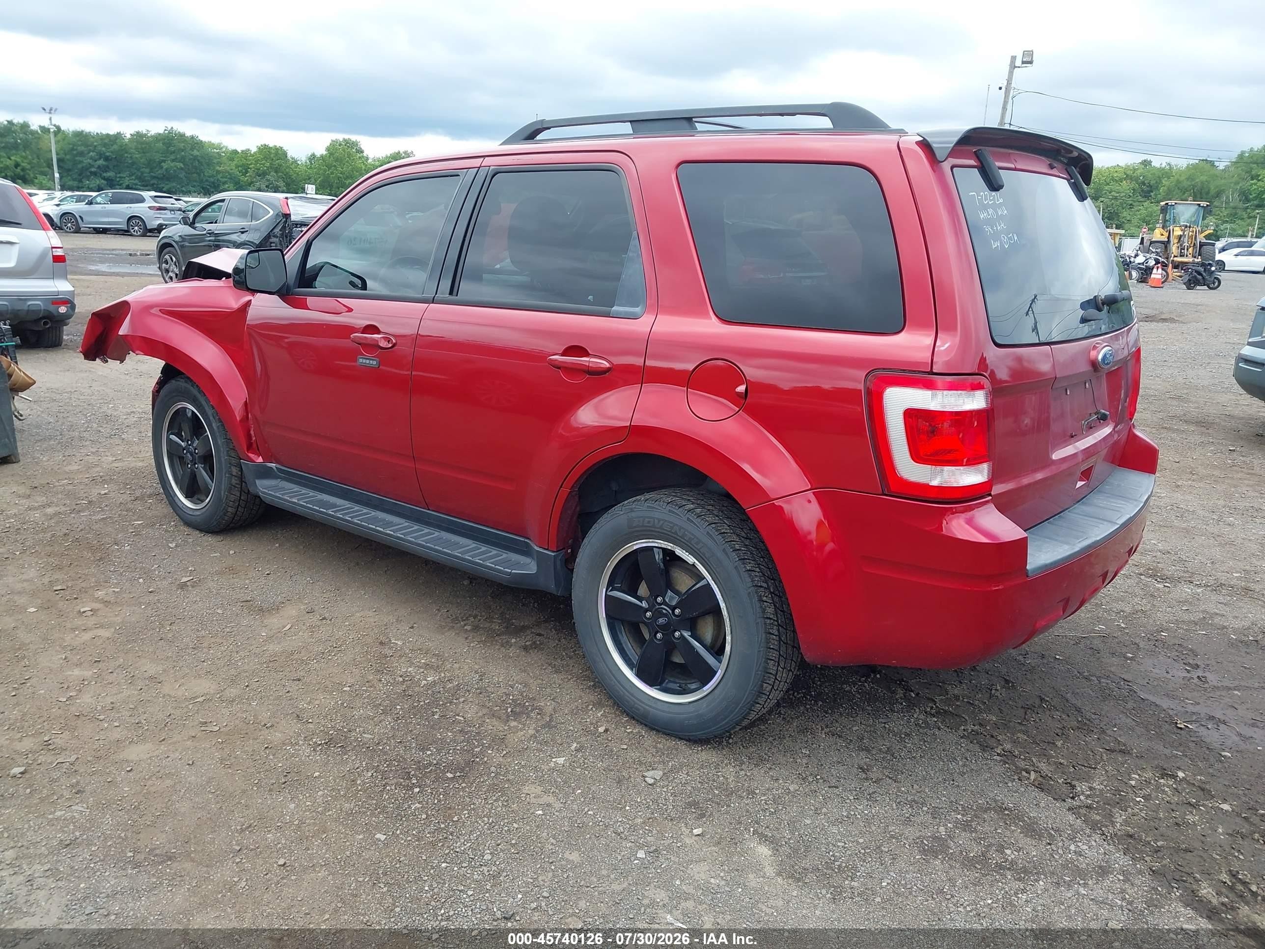 2012 Ford Escape Xlt Red vin: 1FMCU9DG4CKB48198