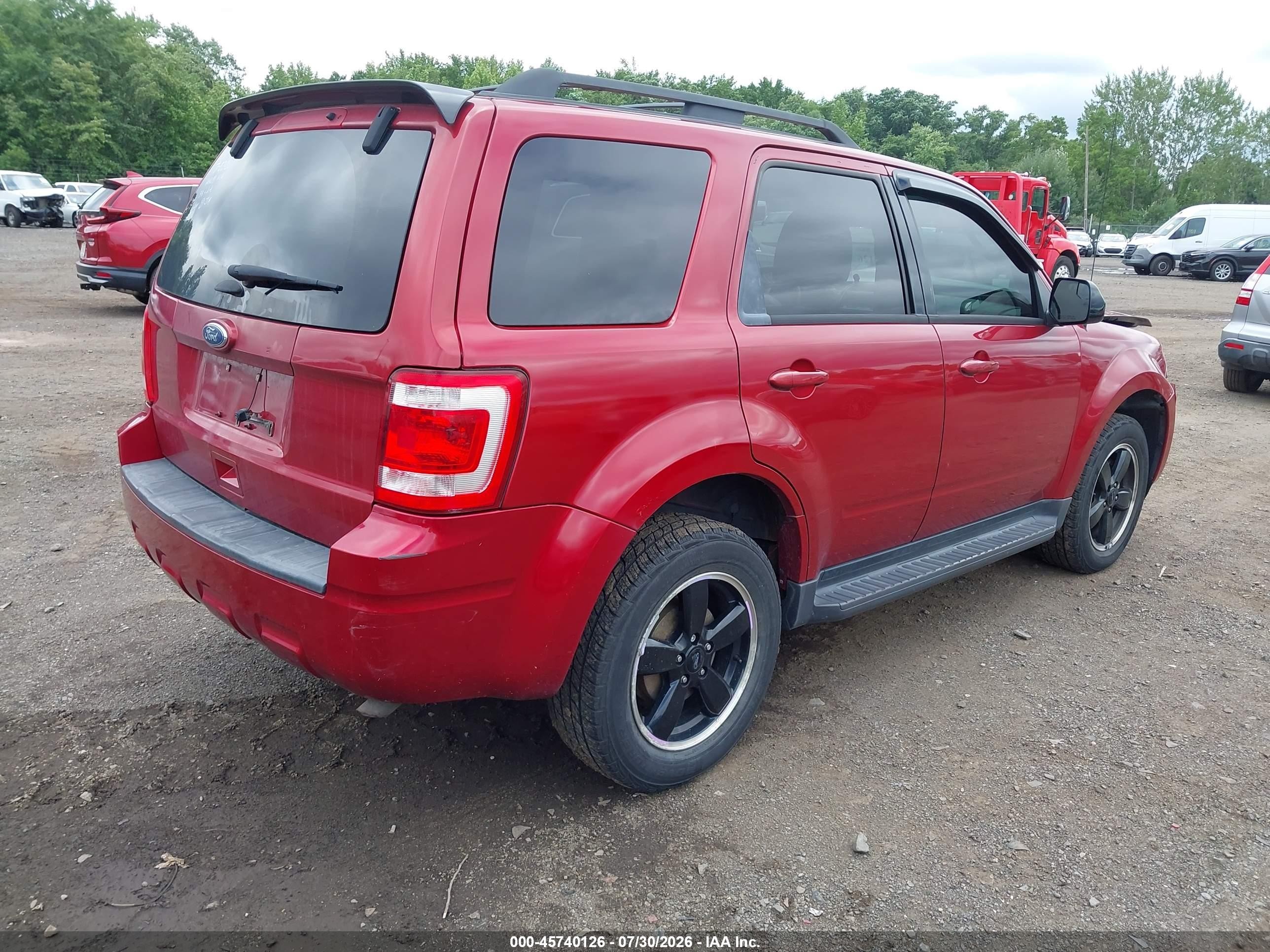 2012 Ford Escape Xlt Red vin: 1FMCU9DG4CKB48198