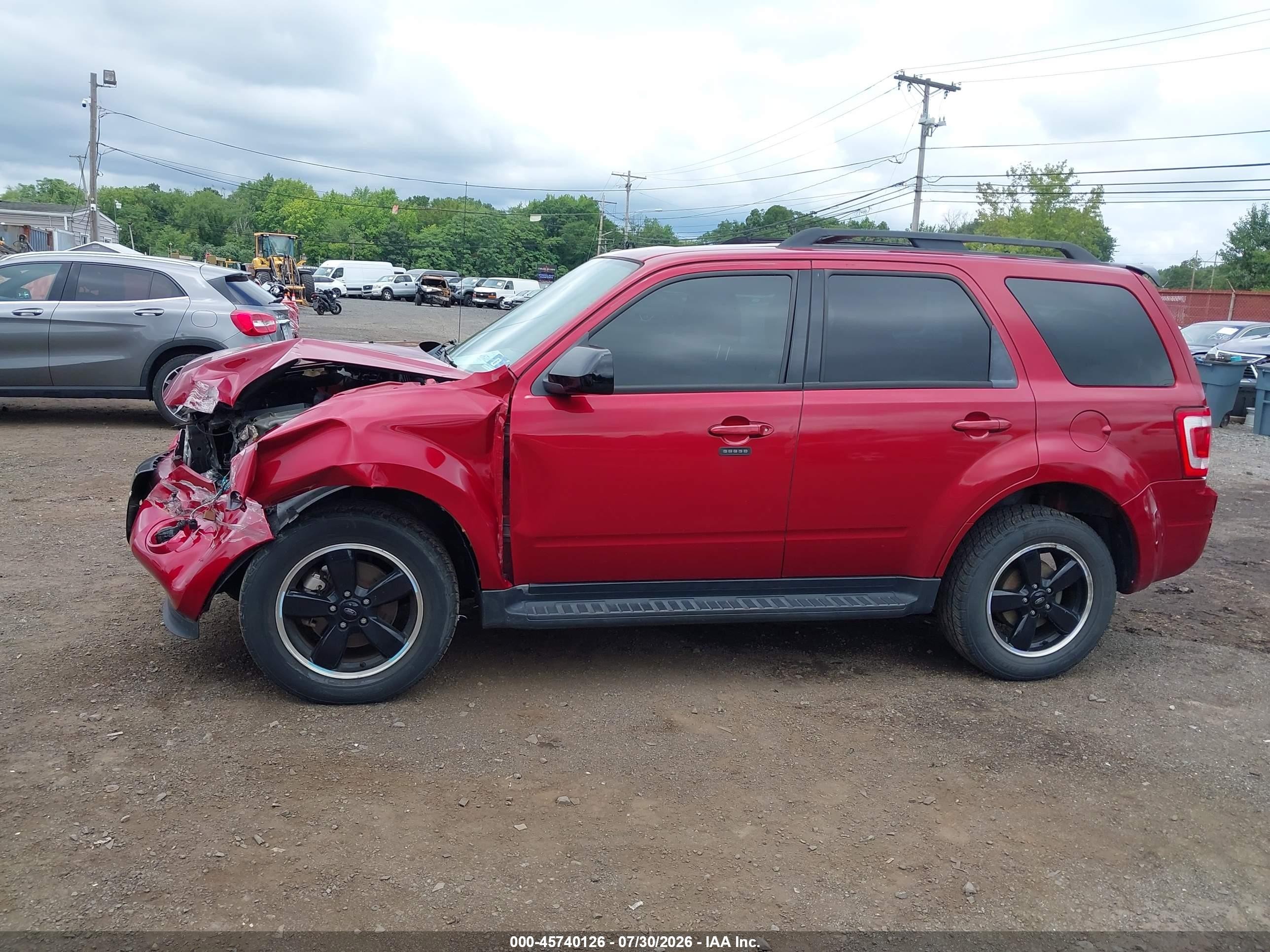 2012 Ford Escape Xlt Red vin: 1FMCU9DG4CKB48198