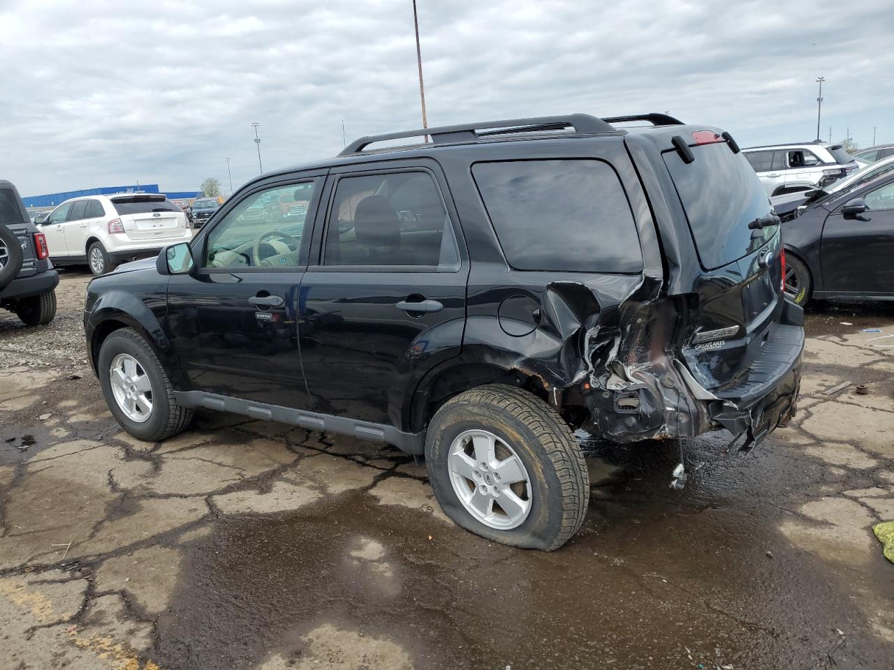 2012 Ford Escape Xlt Черный vin: 1FMCU9DG4CKC42629