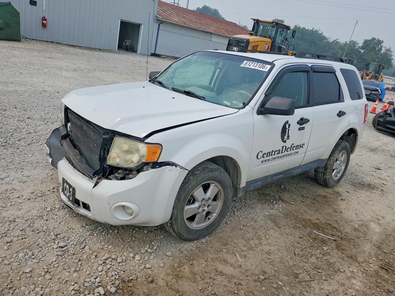 2012 Ford Escape Xlt White vin: 1FMCU9DG4CKC70219