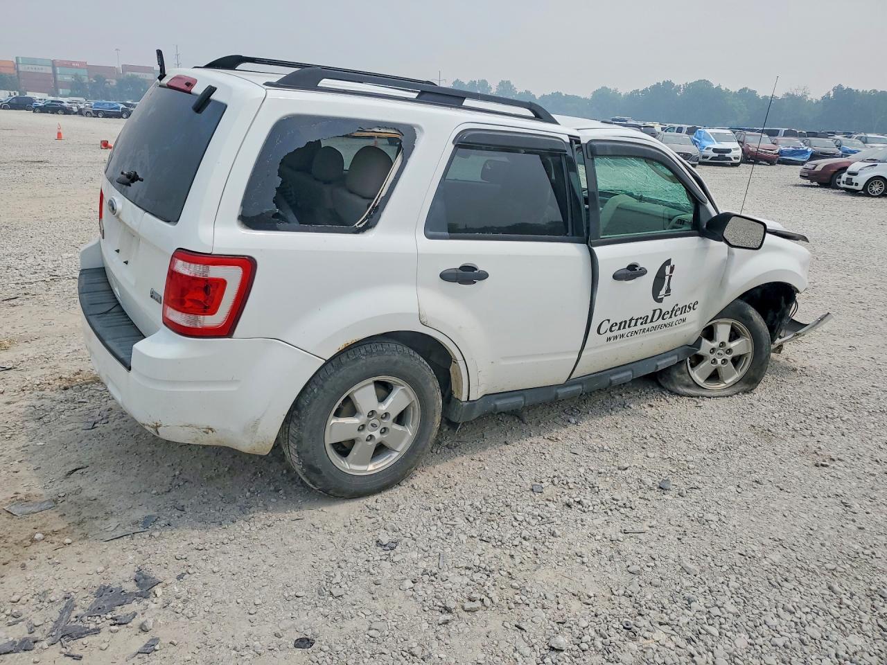 2012 Ford Escape Xlt White vin: 1FMCU9DG4CKC70219