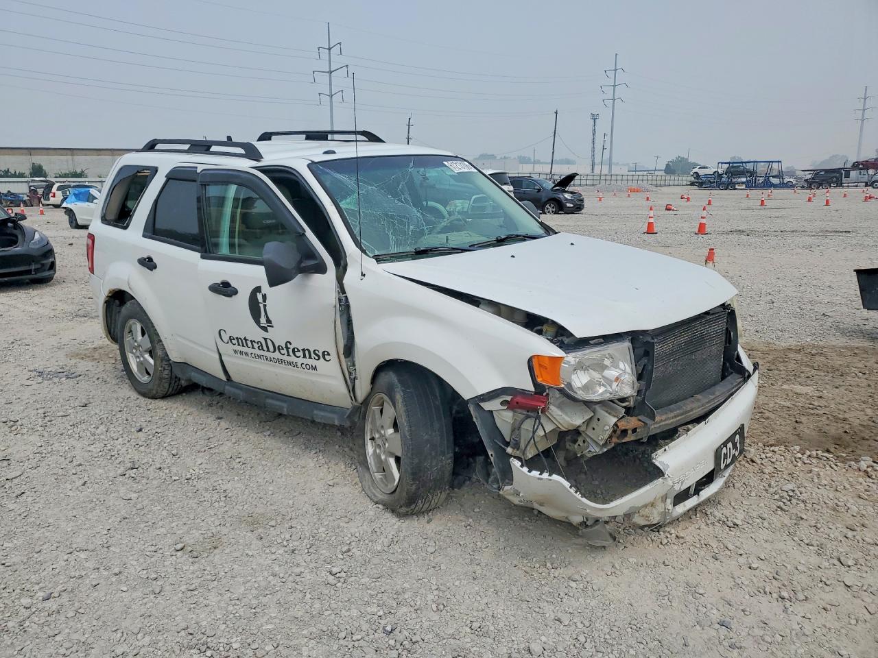 2012 Ford Escape Xlt White vin: 1FMCU9DG4CKC70219
